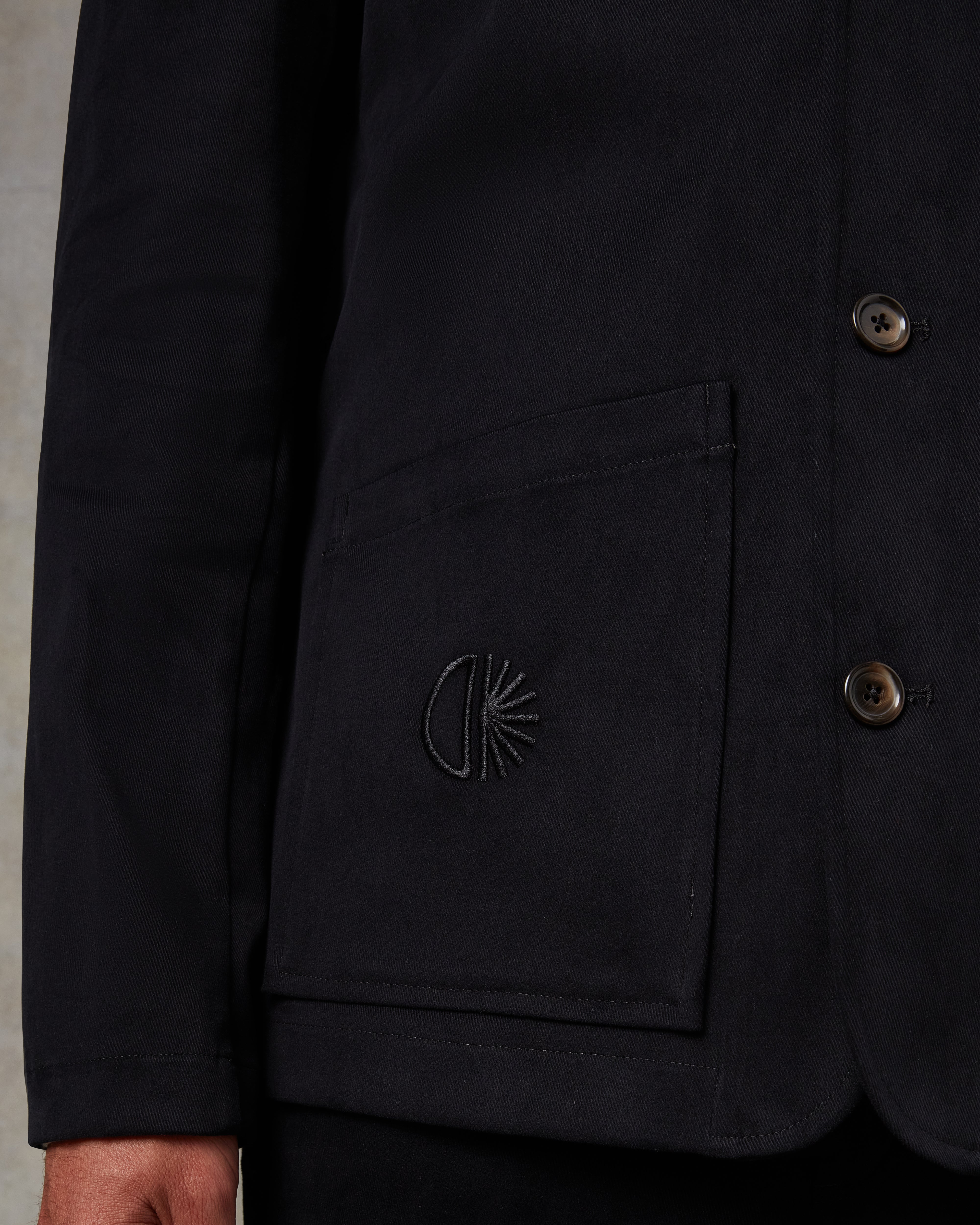 Batch LDN Men's Black Cotton Jacket