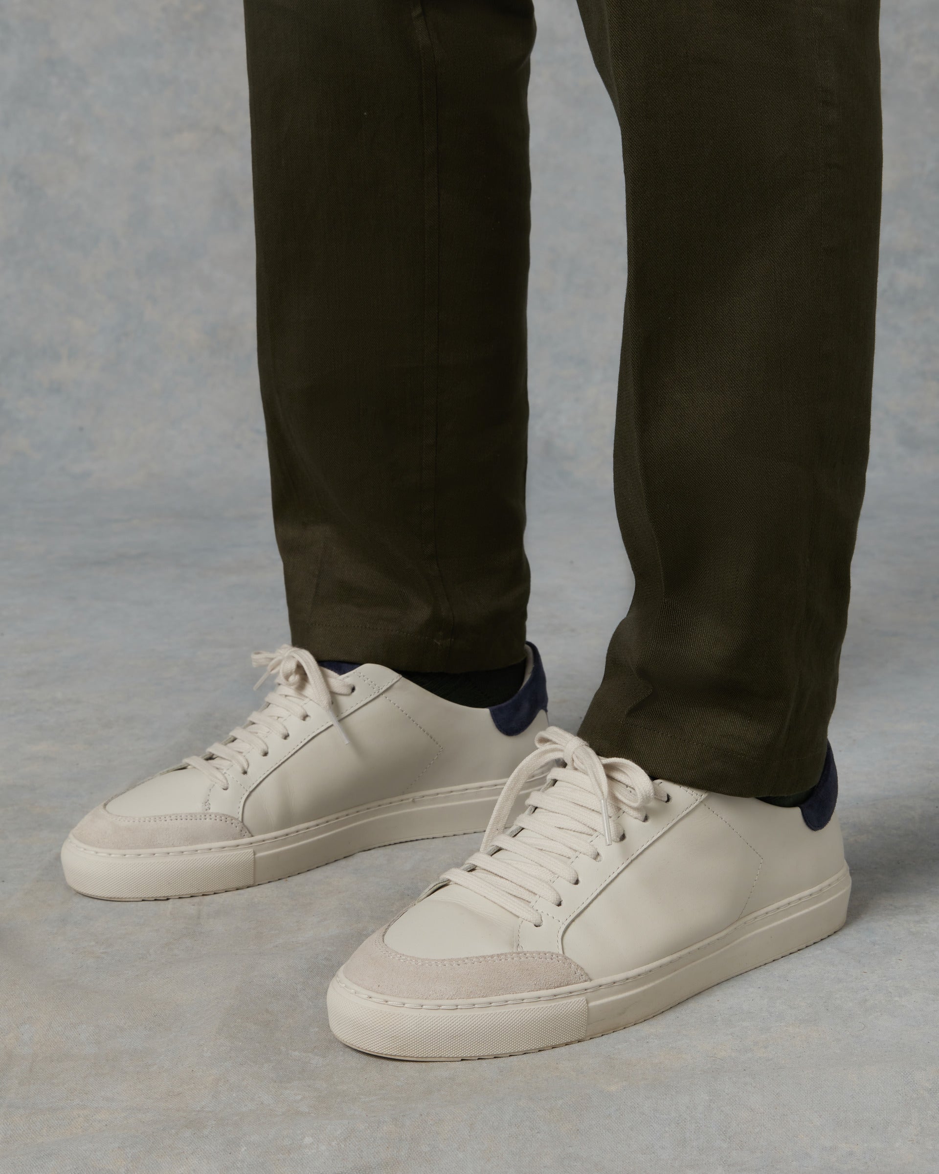 Batch LDN Men's Bottle Green Linen Trousers