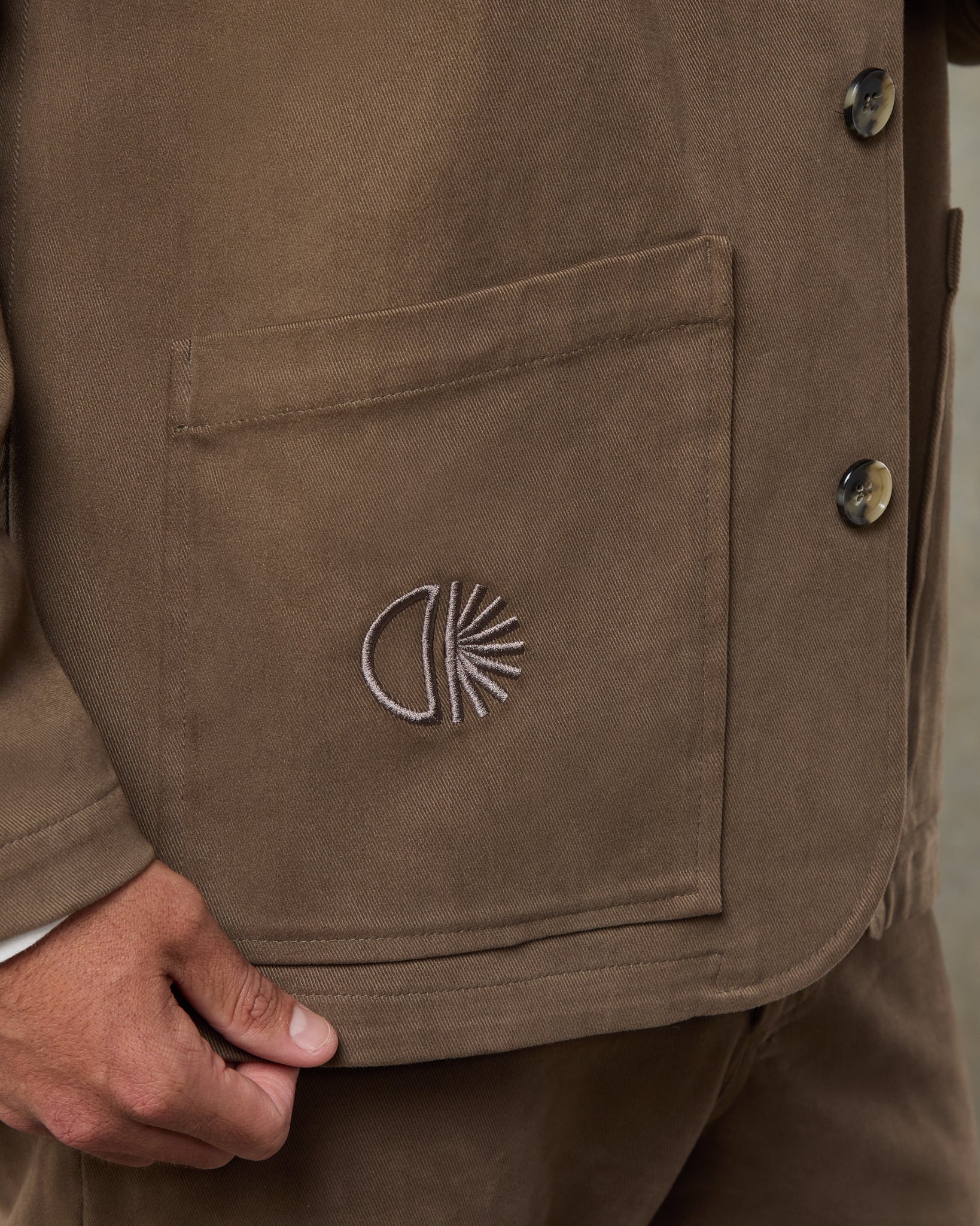 Batch LDN Men's Mocha Cotton Jacket