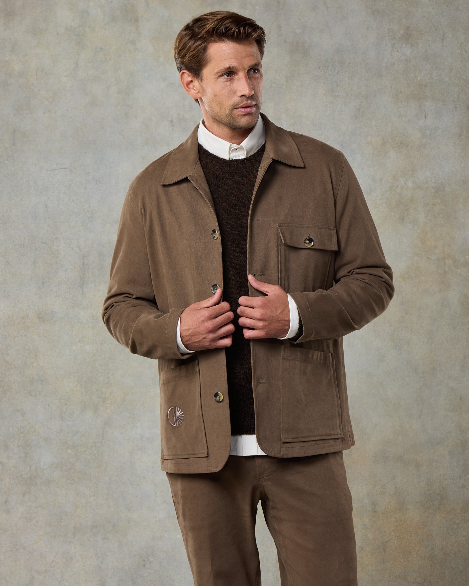 Batch LDN Men's Mocha Cotton Jacket