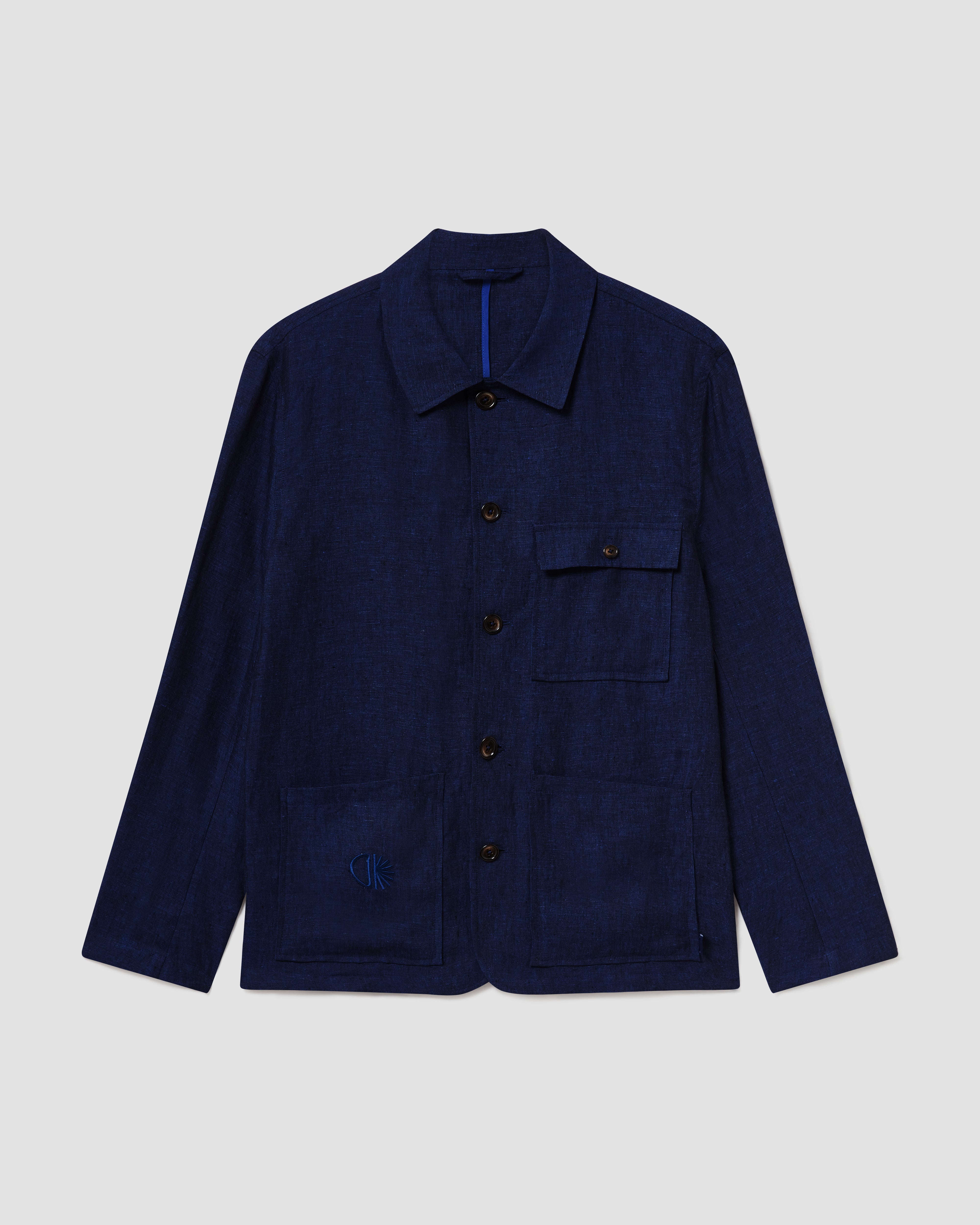 Batch LDN Men's Navy Linen Jacket