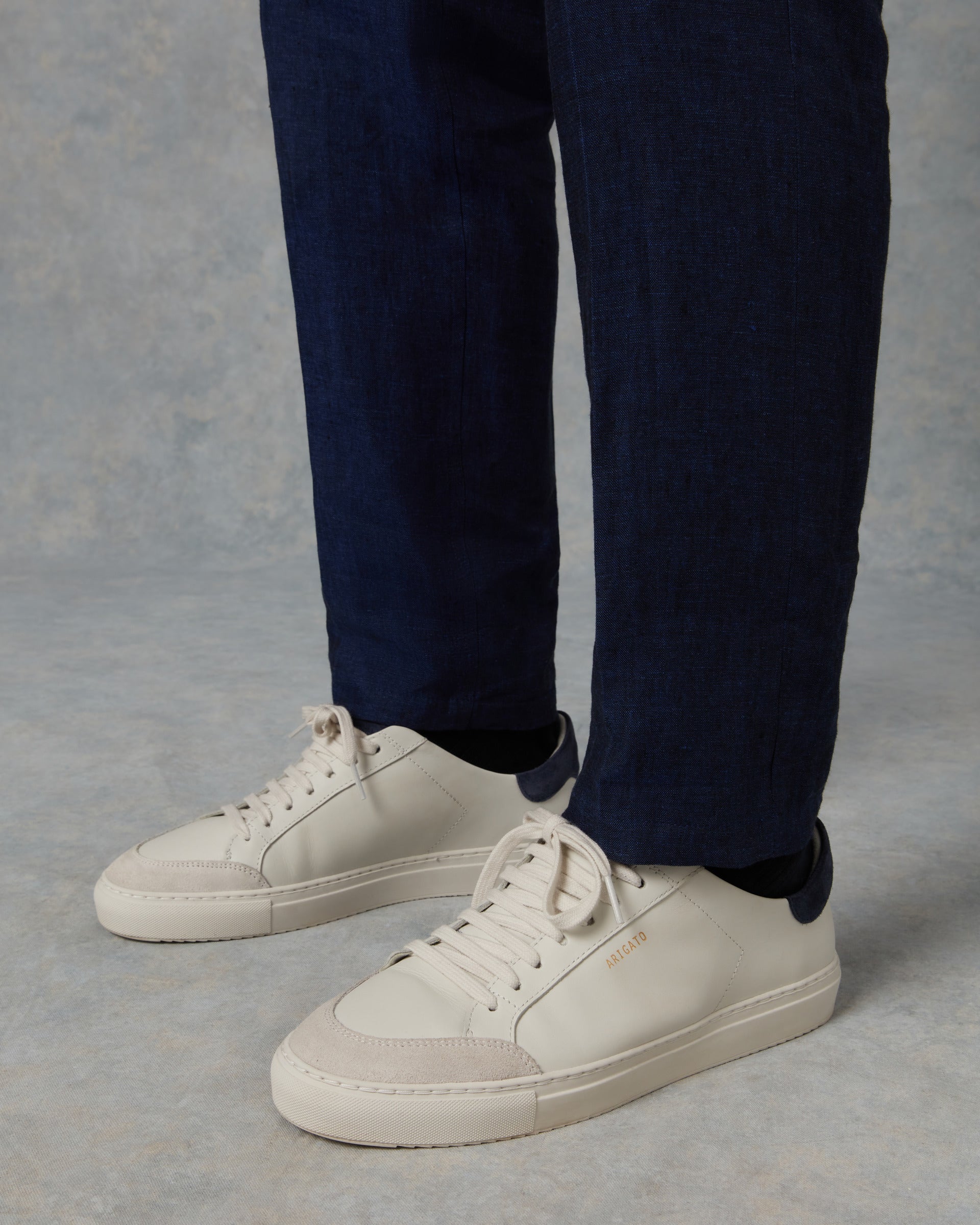 Batch LDN Men's Navy Linen Trousers