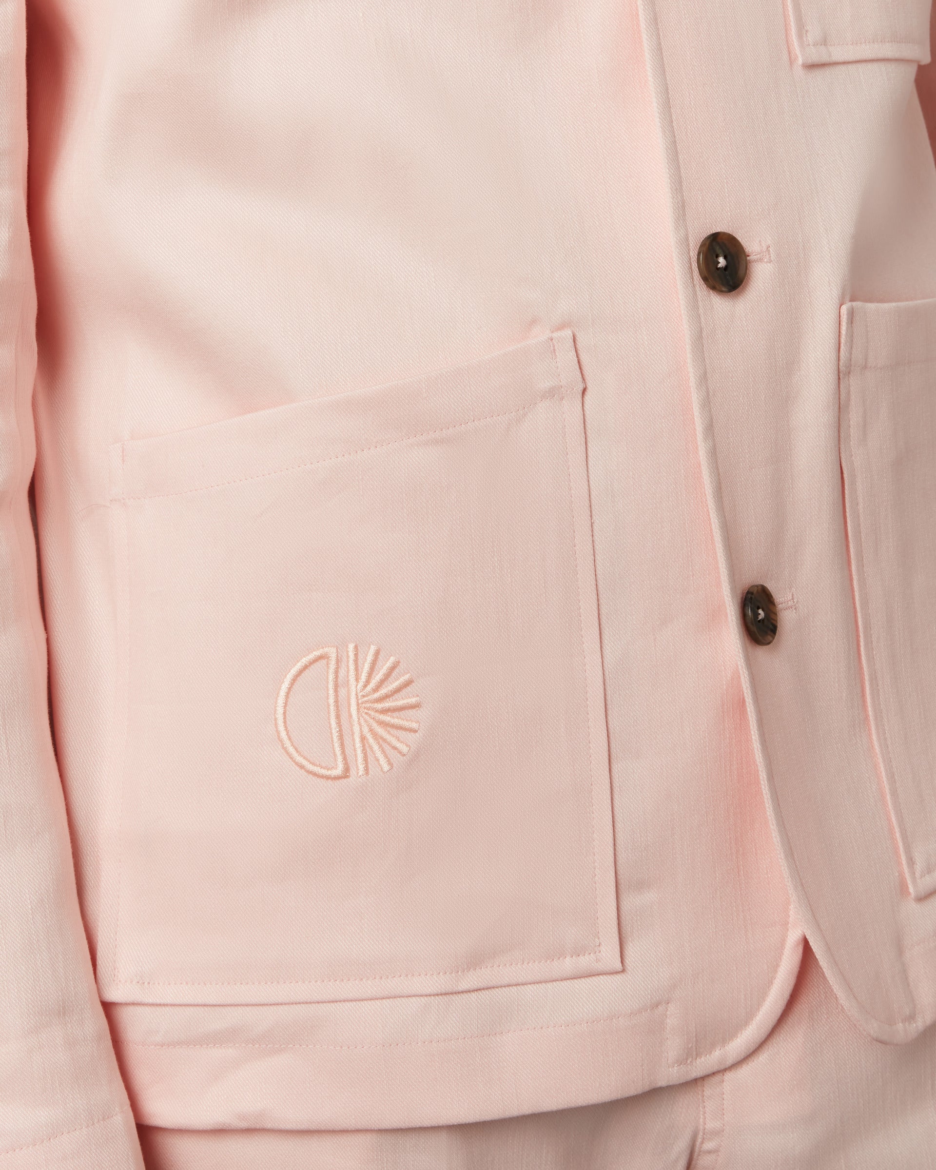 Batch LDN Men's Pink Linen Jacket