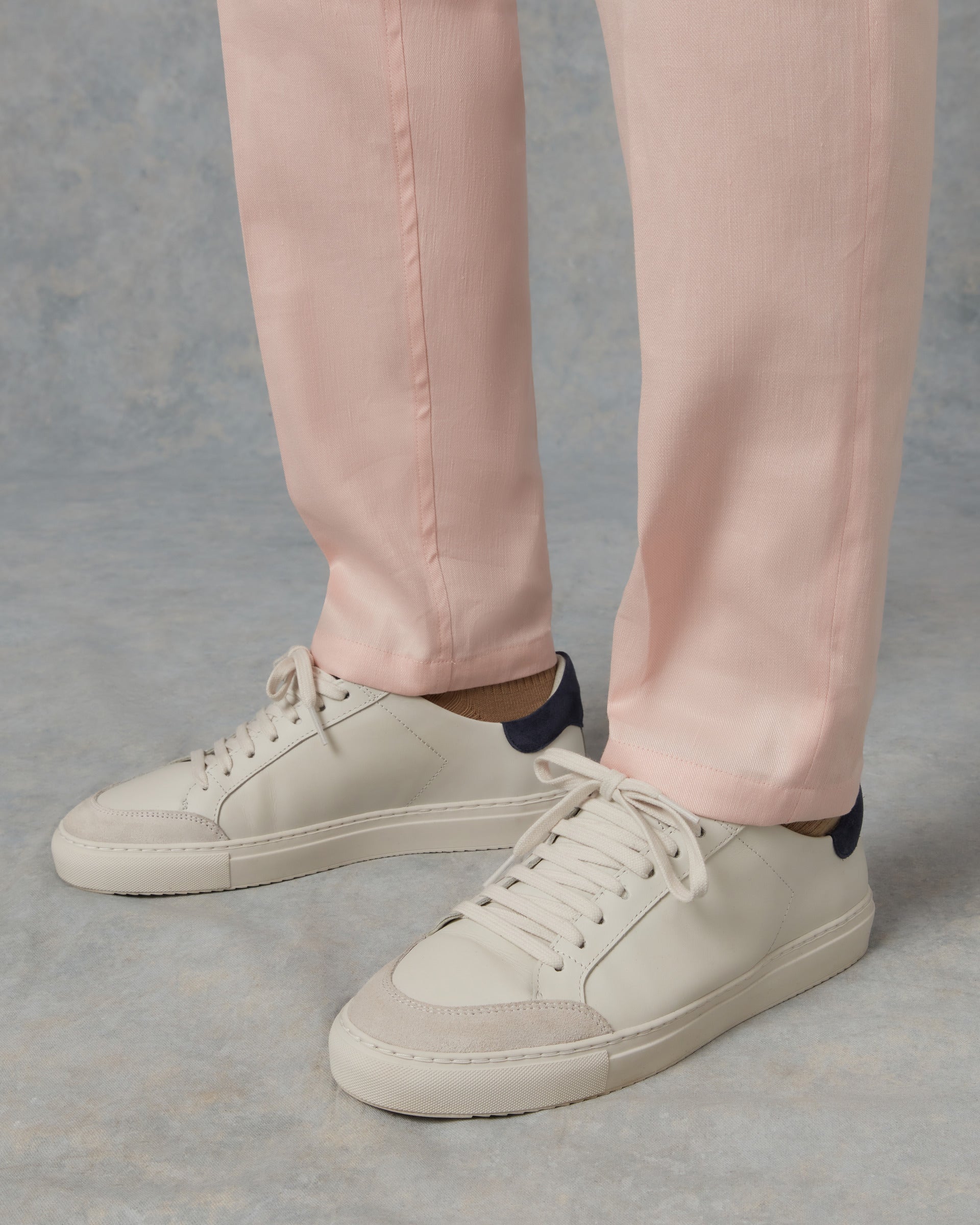 Batch LDN Men's Pink Linen Trousers