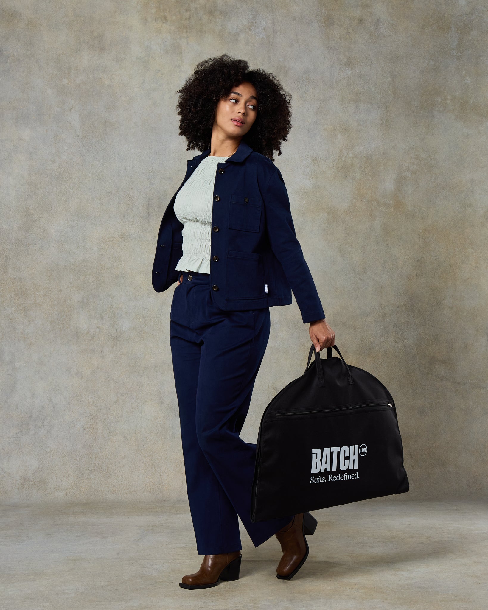 Batch LDN Women's Pacific Blue Cotton Suit