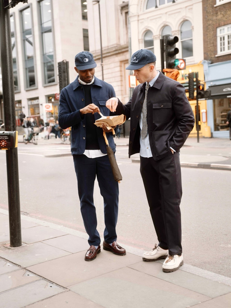 BatchLDN Pacific Blue Rich Navy Herringbone suits