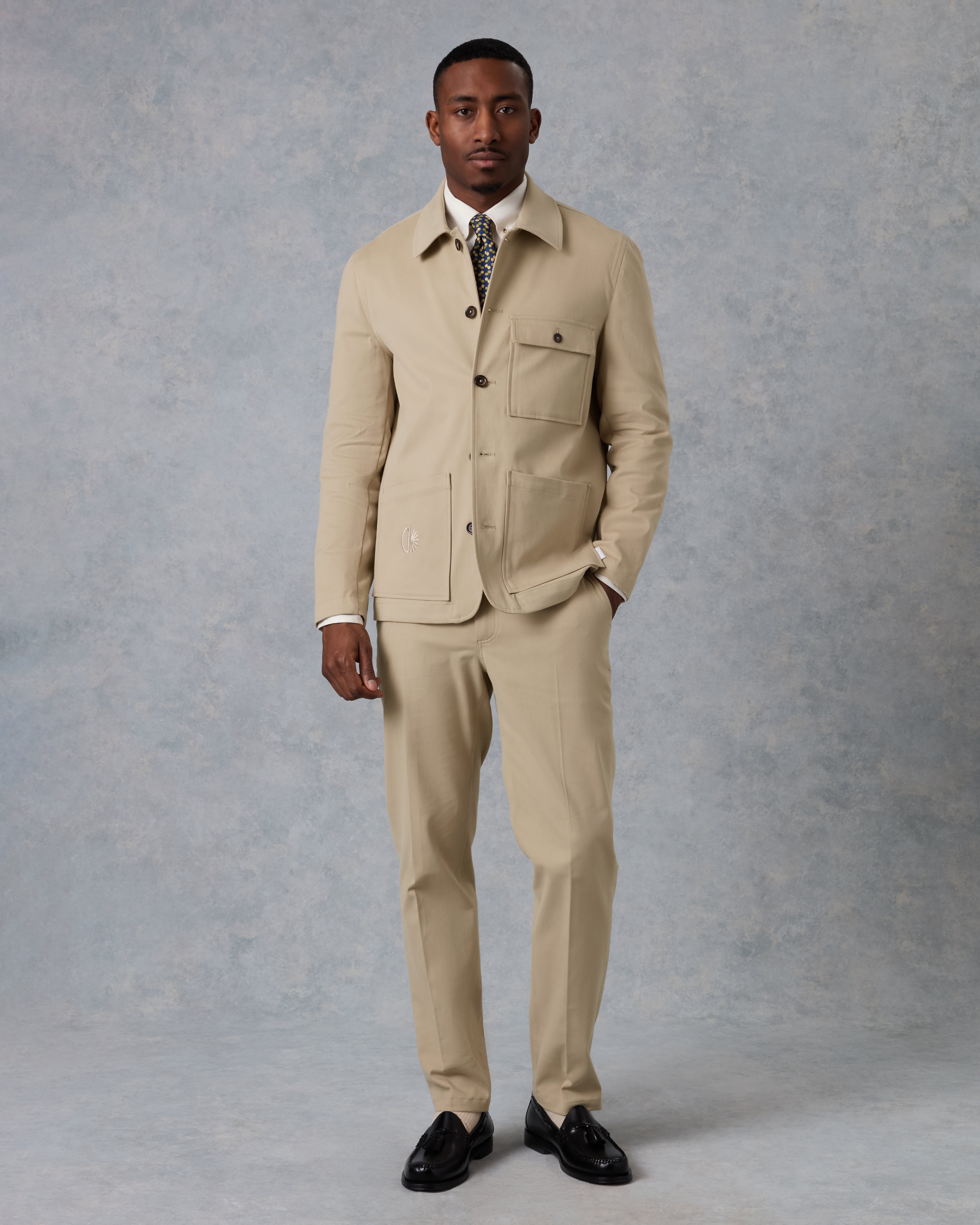 Cream Linen Jacket, Made-to-Order | Batch London