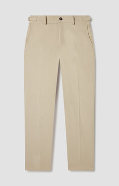 Beige pants on a white background