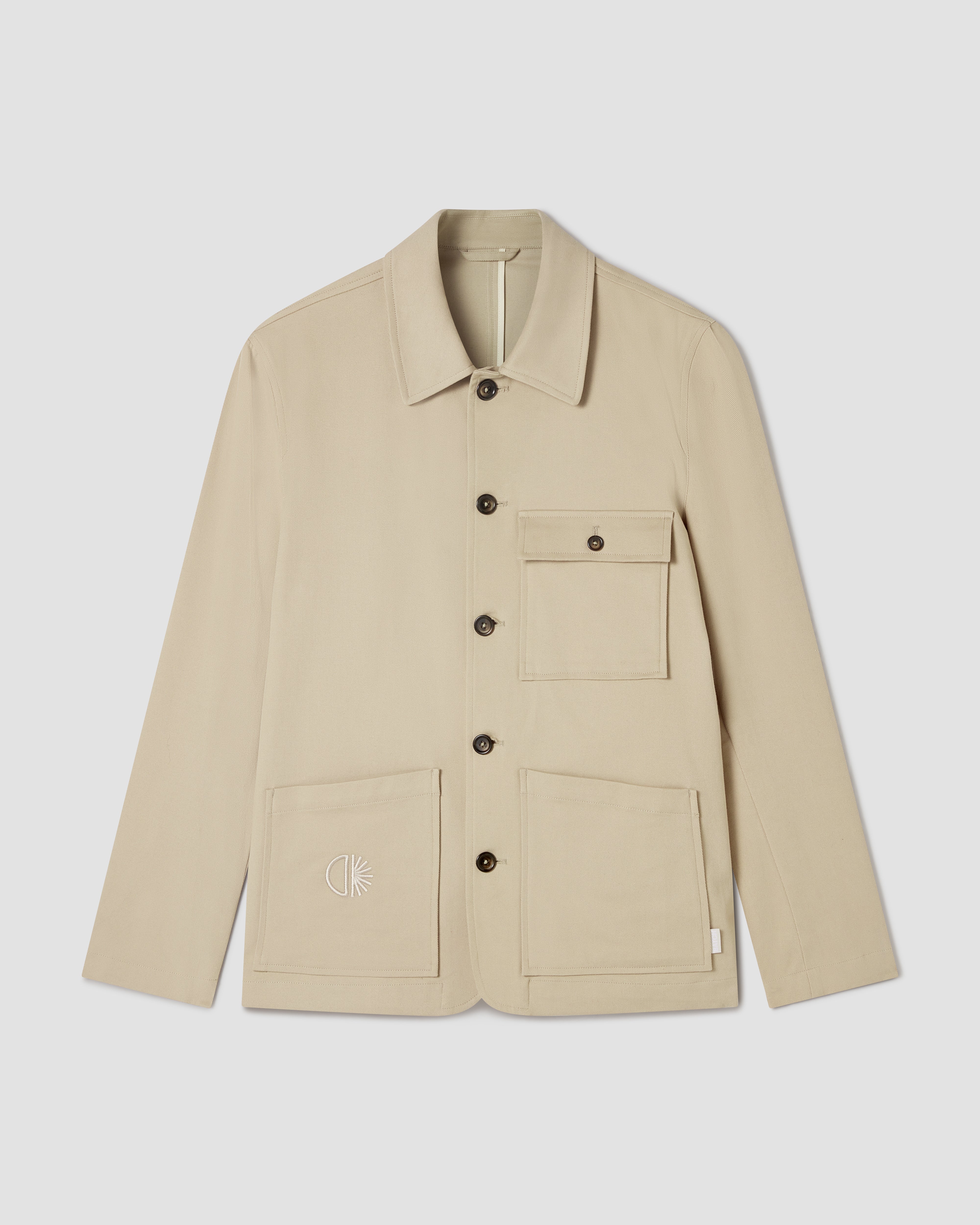 Mens Sand Cotton Jacket – Batch London