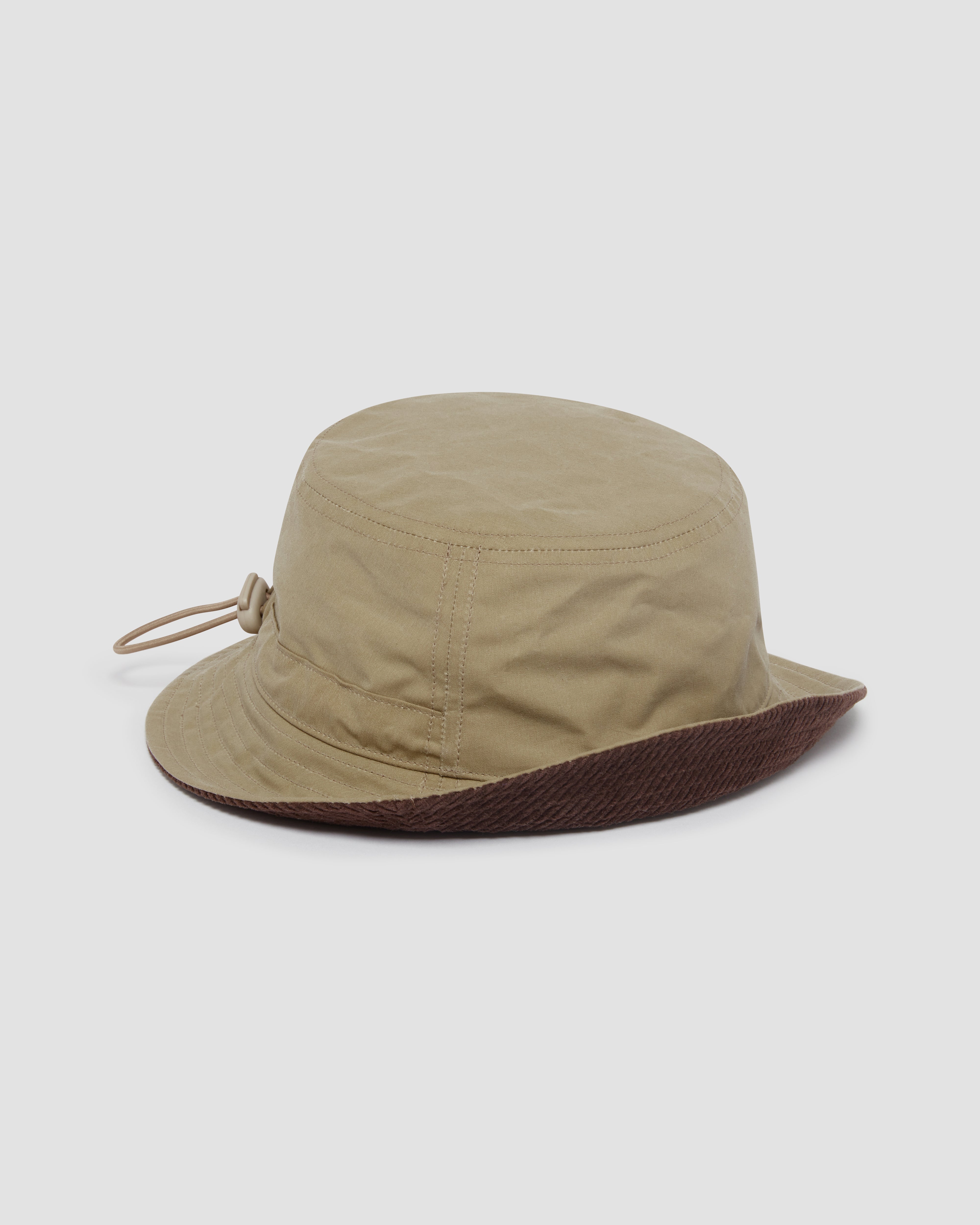 Batch LDN Men's Beige Waxed Canvas Bucket Hat