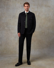 Batch LDN Men's Black Cotton Suit