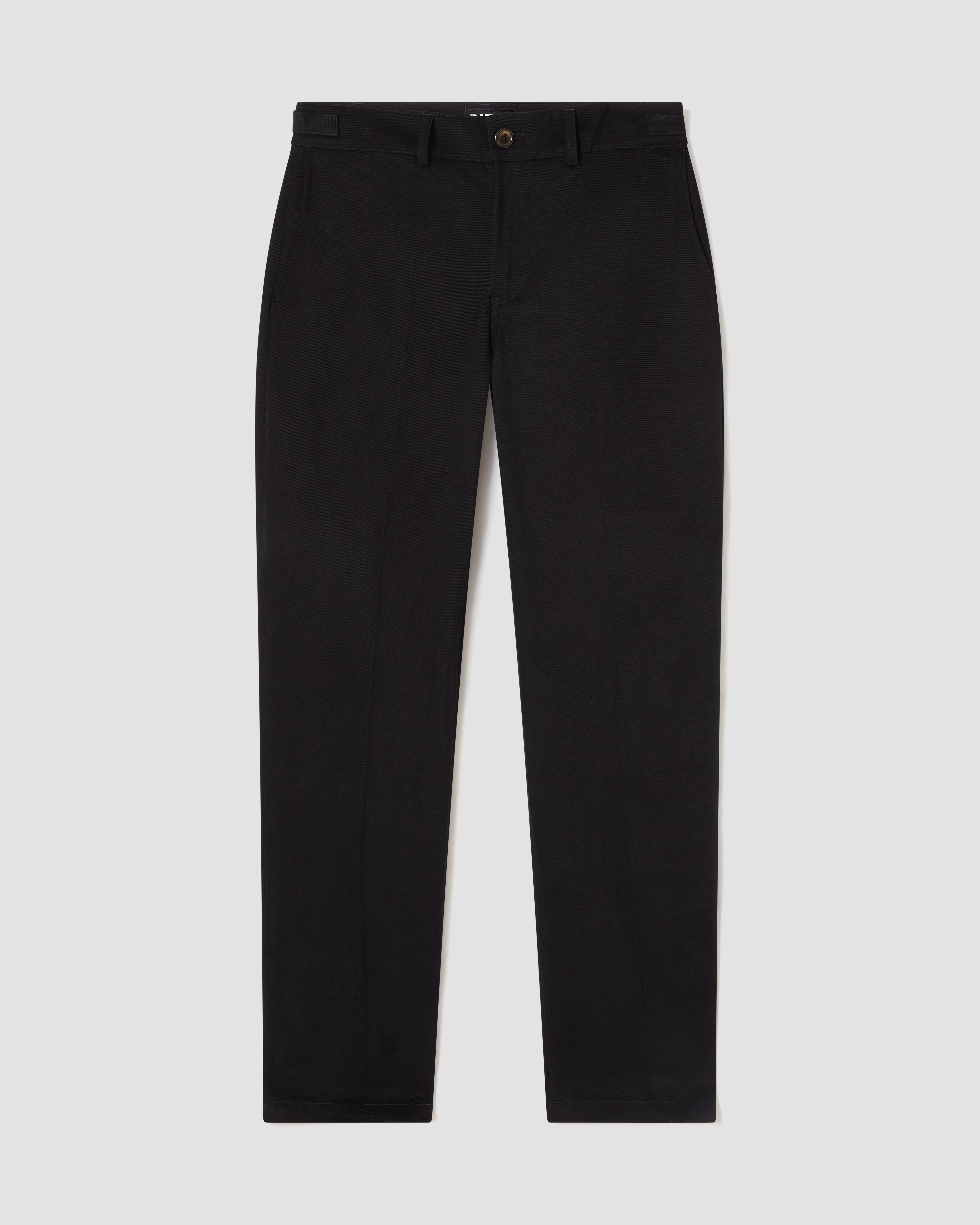 Batch LDN Men's Black Cotton Trousers