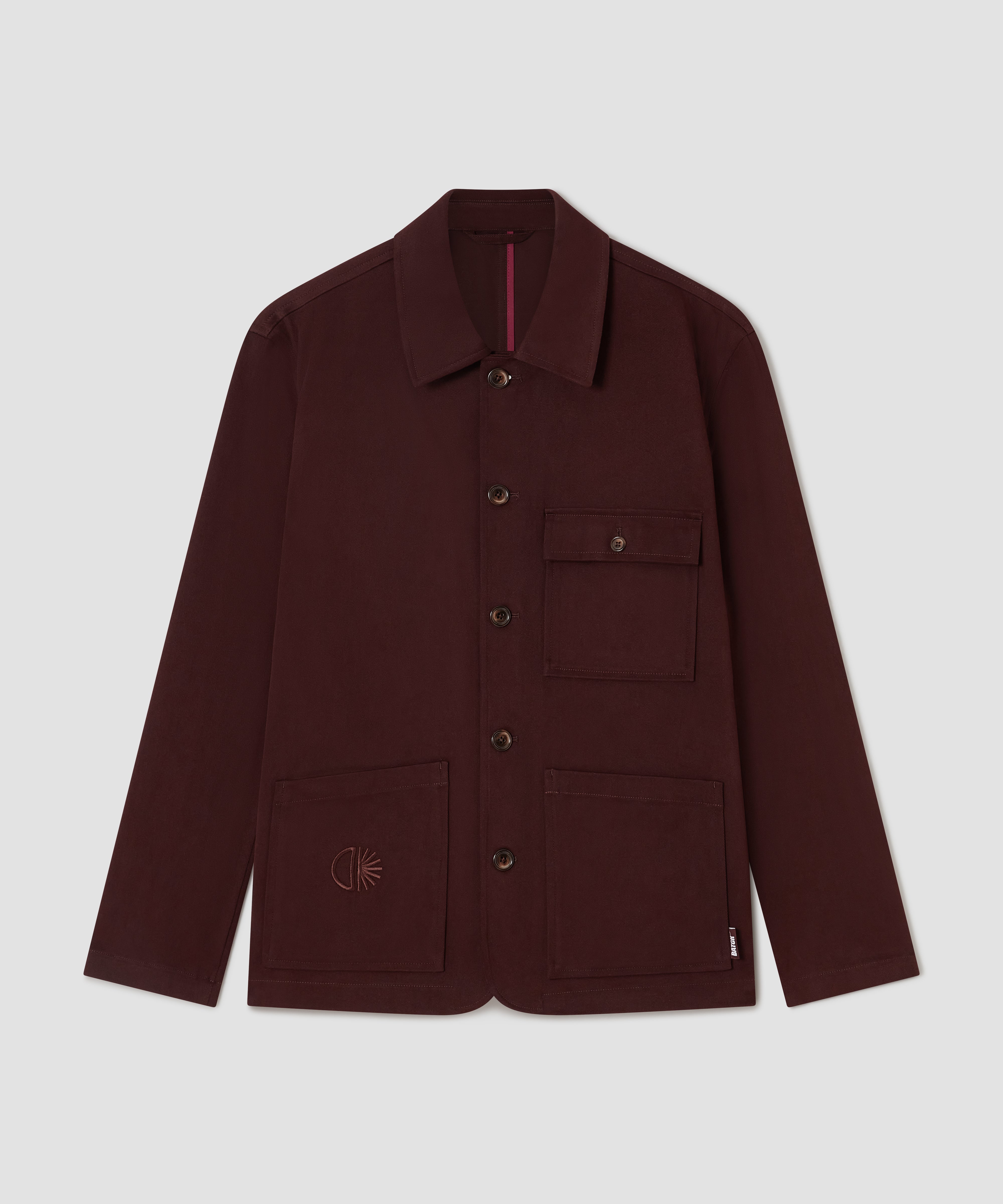 Batch LDN Men's Burgundy Cotton Jacket