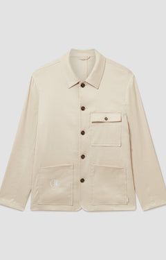 Batch LDN Men's Cream Linen Jacket