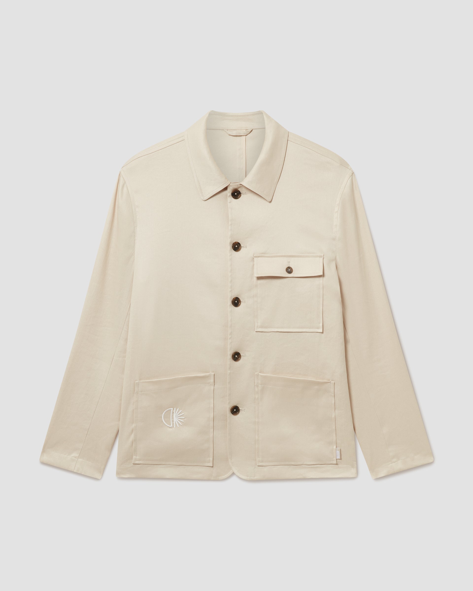 Mens Cream Linen Jacket