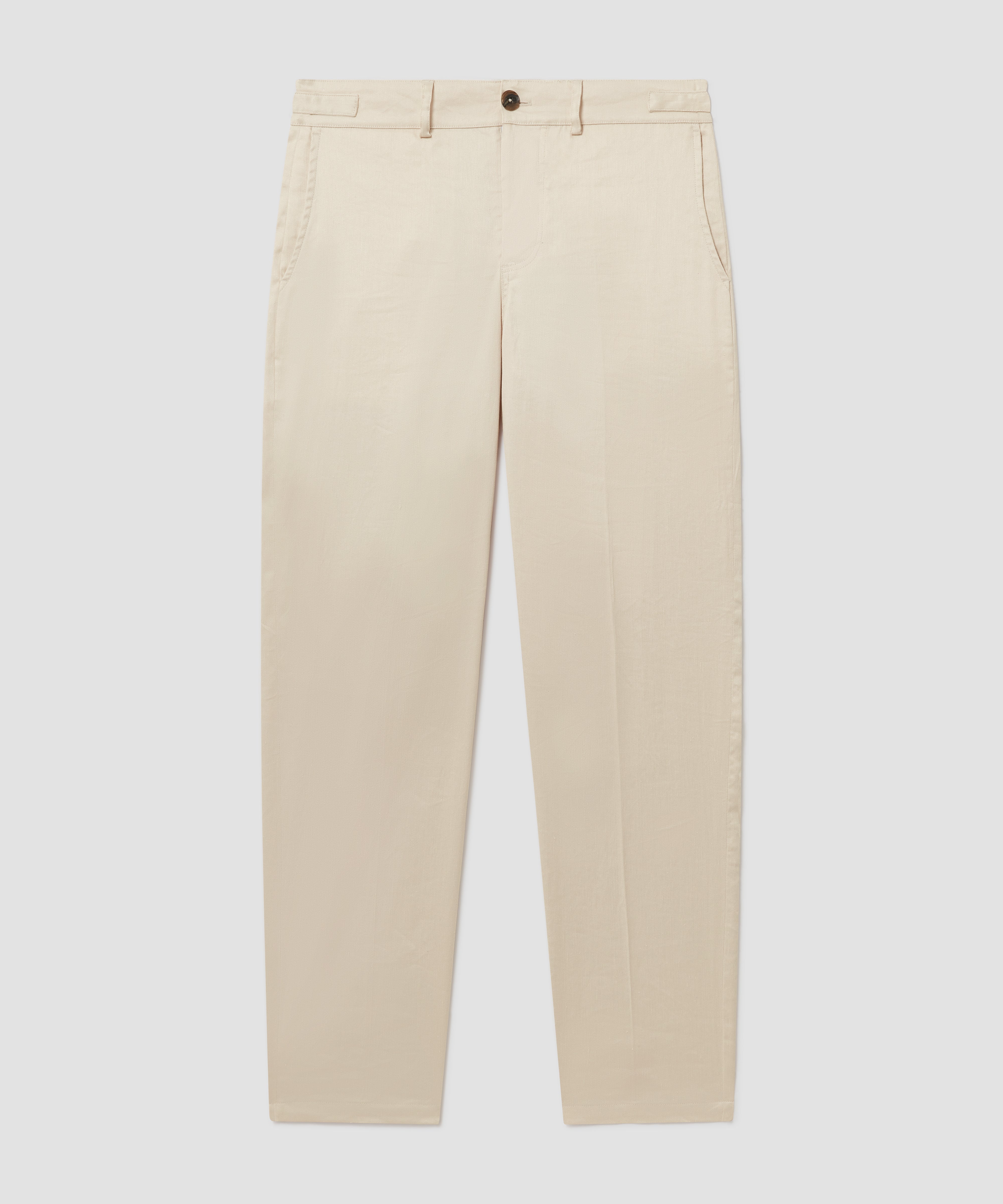 Batch LDN Men's Cream Linen Trousers