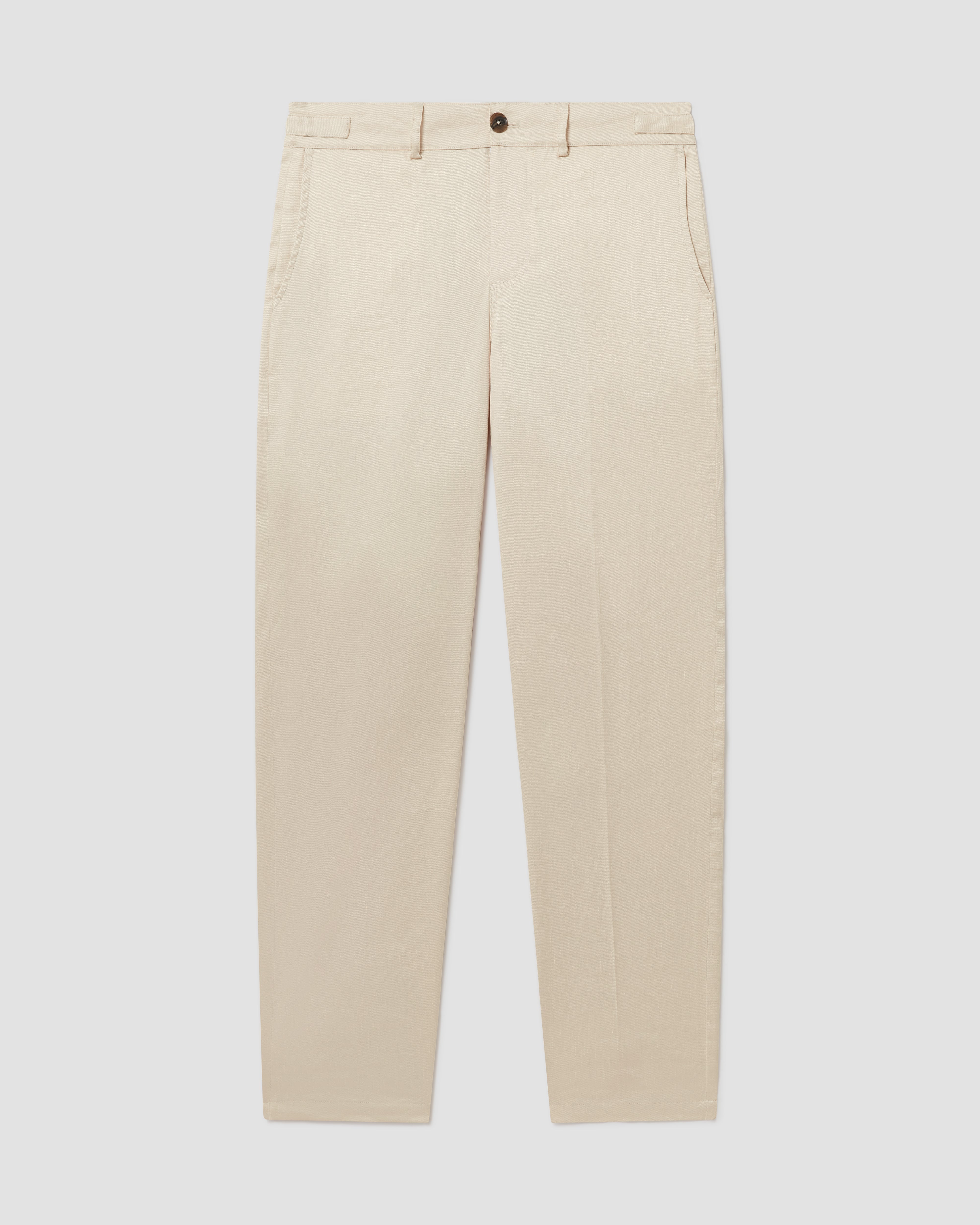 Batch LDN Men's Cream Linen Trousers
