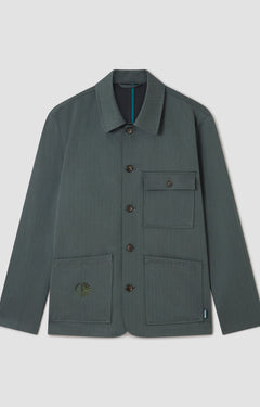 Batch LDN Men's Green Wool Herringbone Jacket