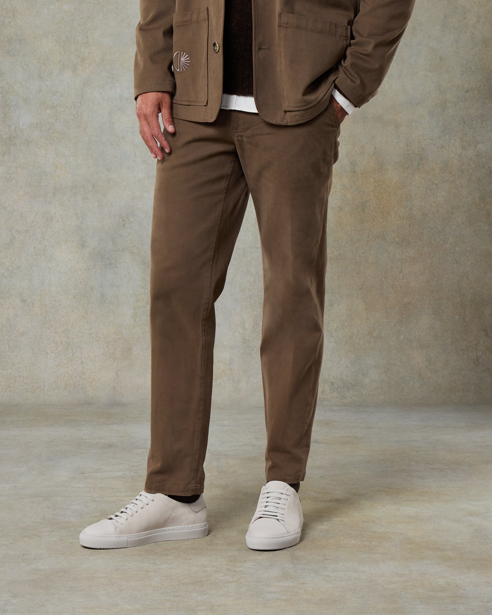 Batch LDN Men's Mocha Cotton Trousers