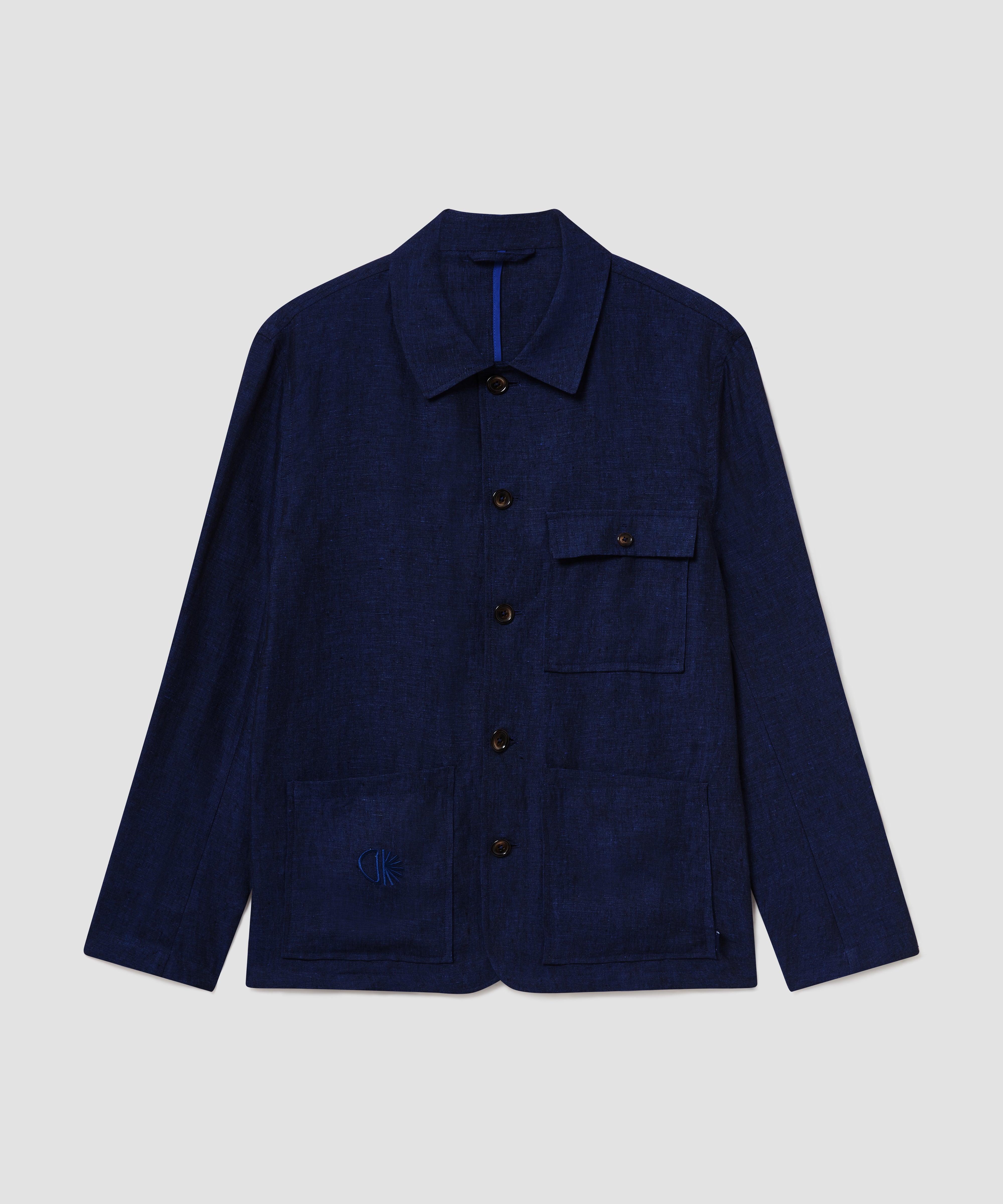 Batch LDN Men's Navy Linen Jacket
