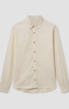 Batch LDN Men's Off-White Linen Shirt