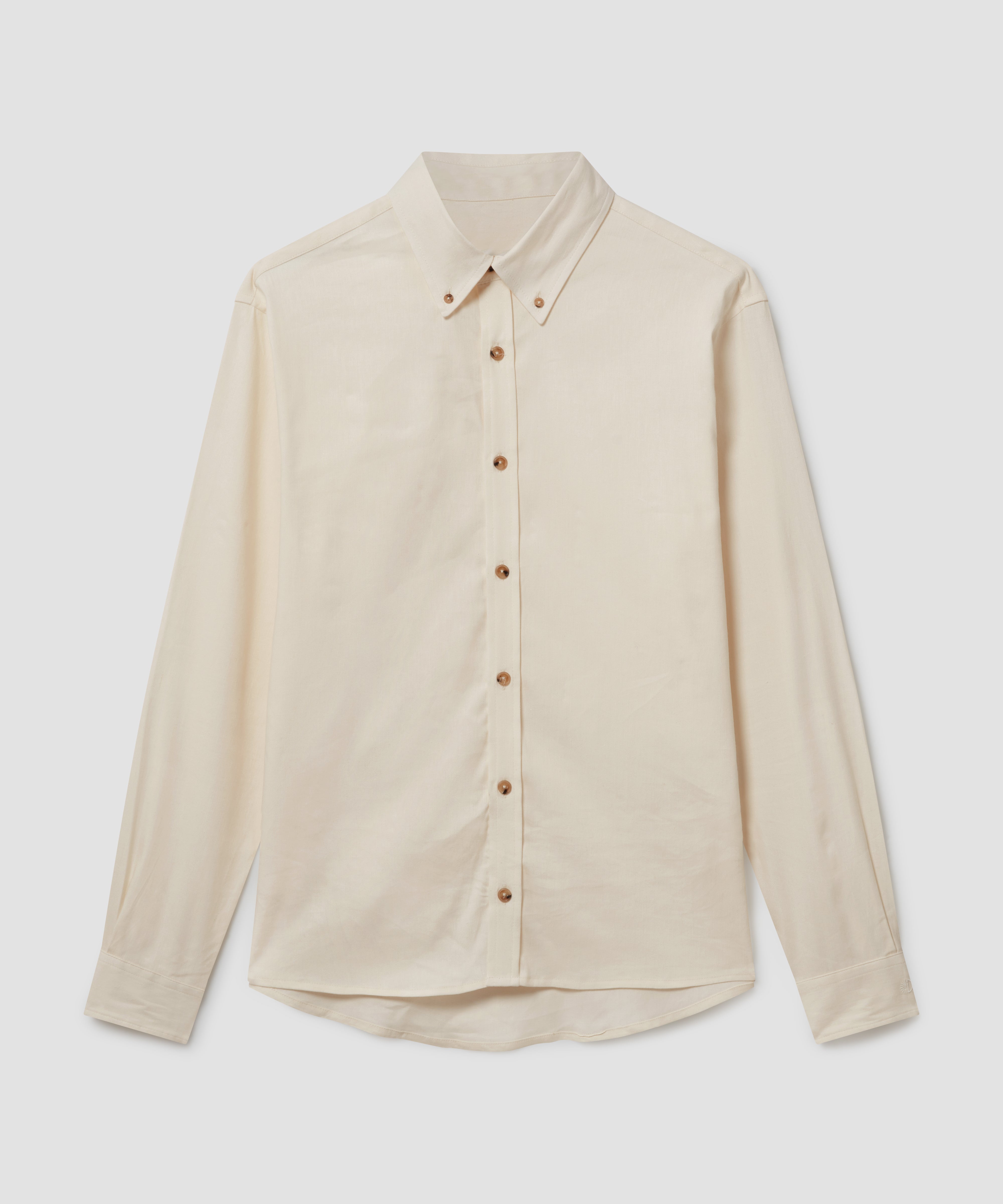 Batch LDN Men's Off-White Linen Shirt