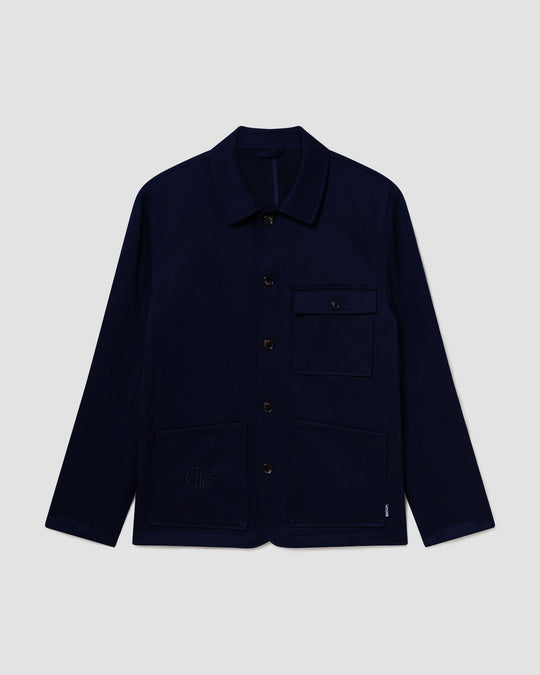 Mens Pacific Blue Cotton Jacket – Batch London