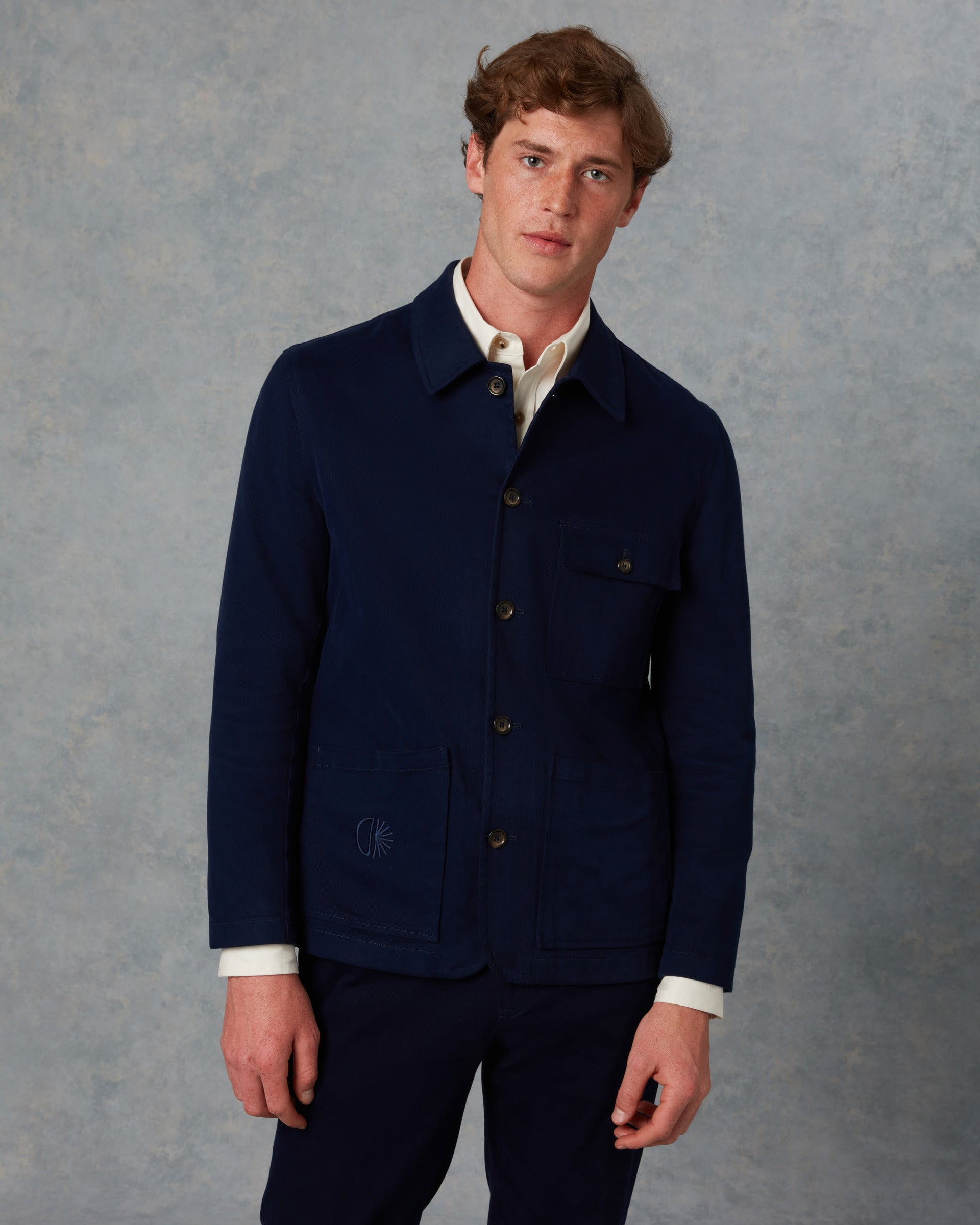 Batch LDN Men's Pacific Blue Cotton Jacket