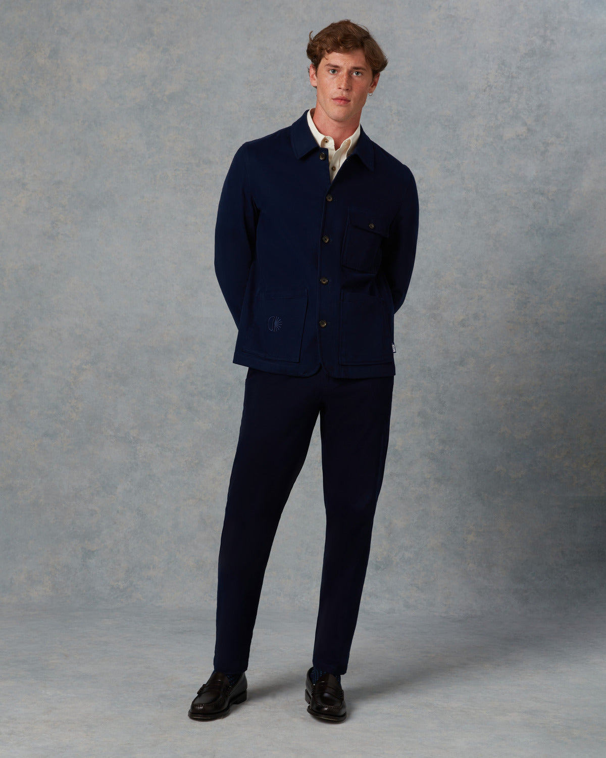 Batch LDN Men's Pacific Blue Cotton Suit