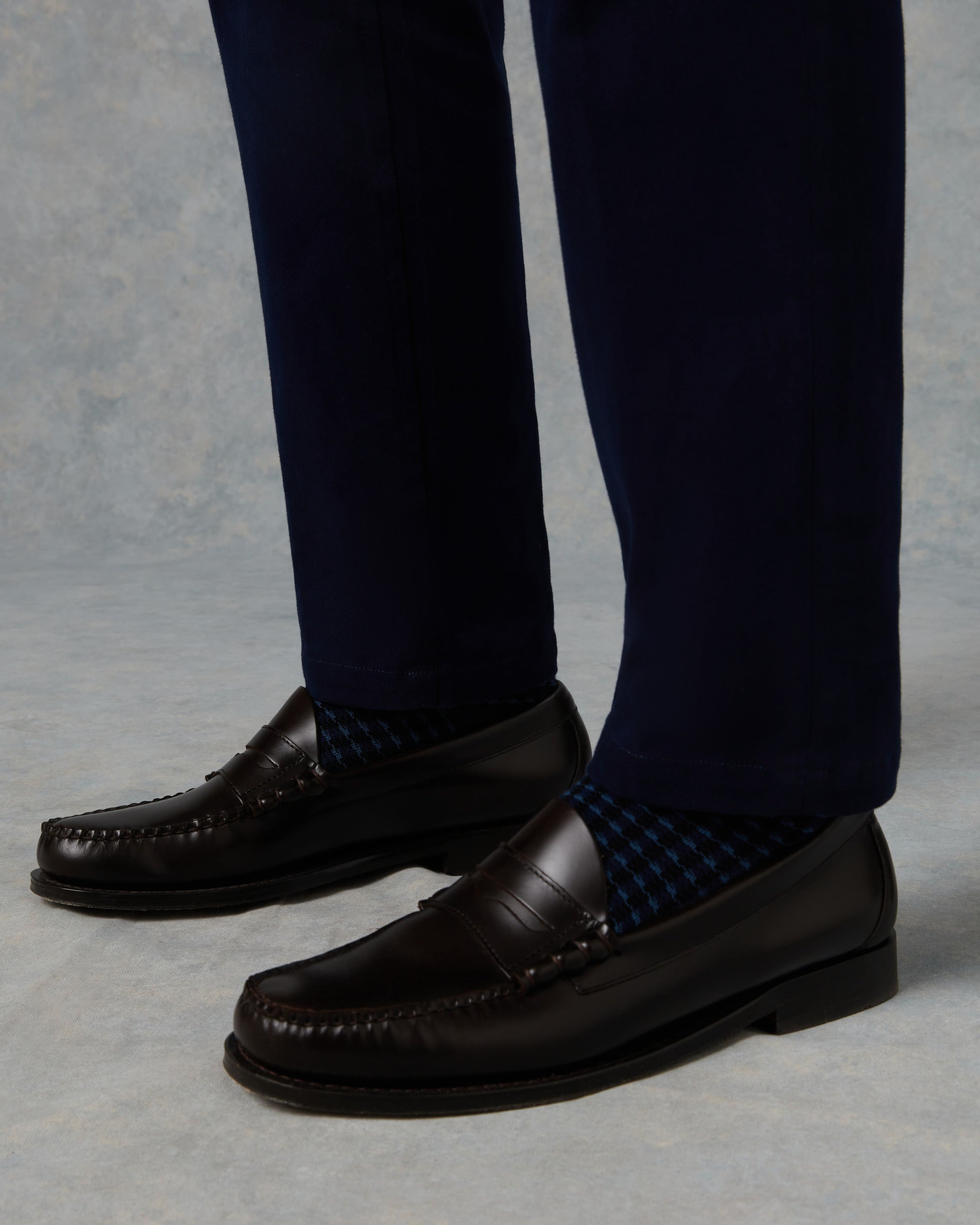 Batch LDN Men's Pacific Blue Cotton Trousers