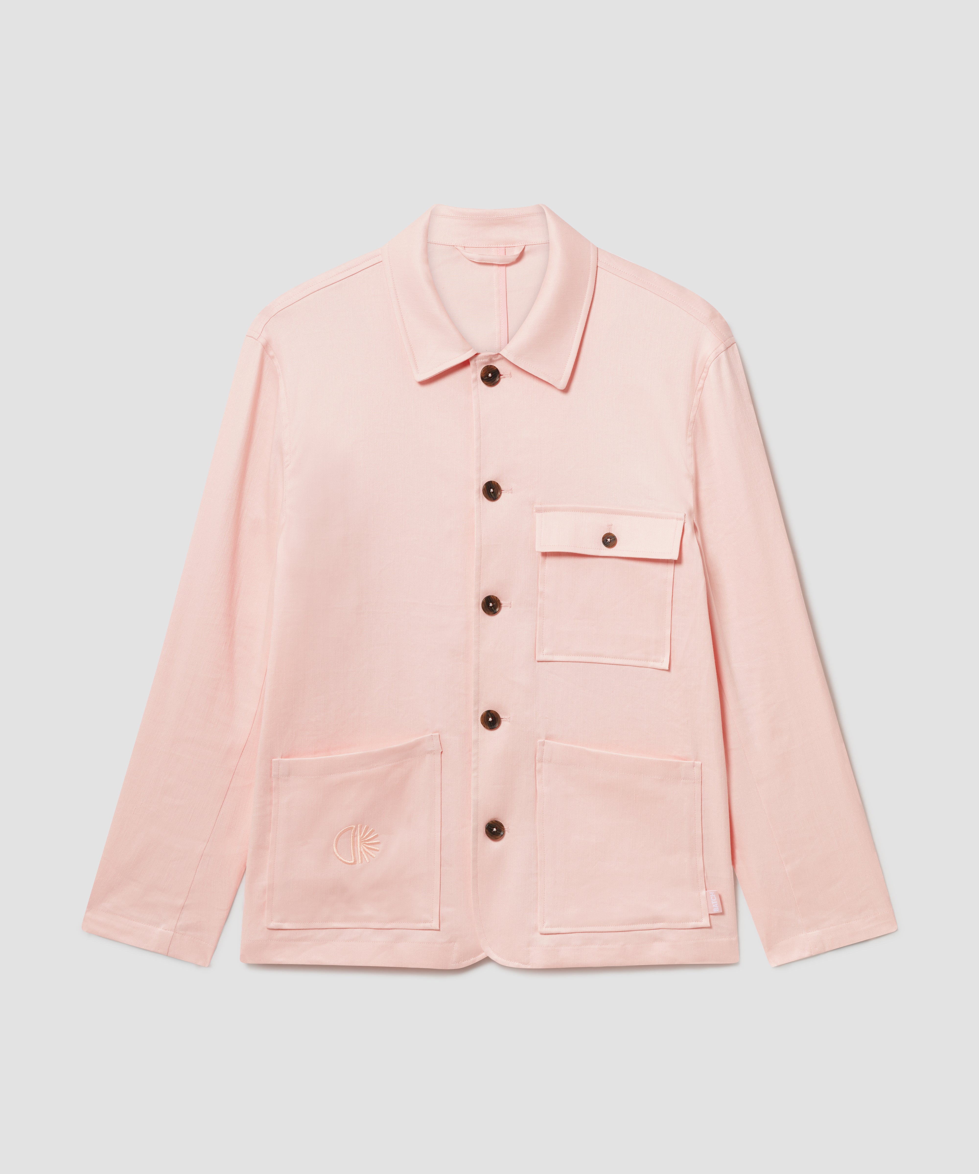 Batch LDN Men's Pink Linen Jacket