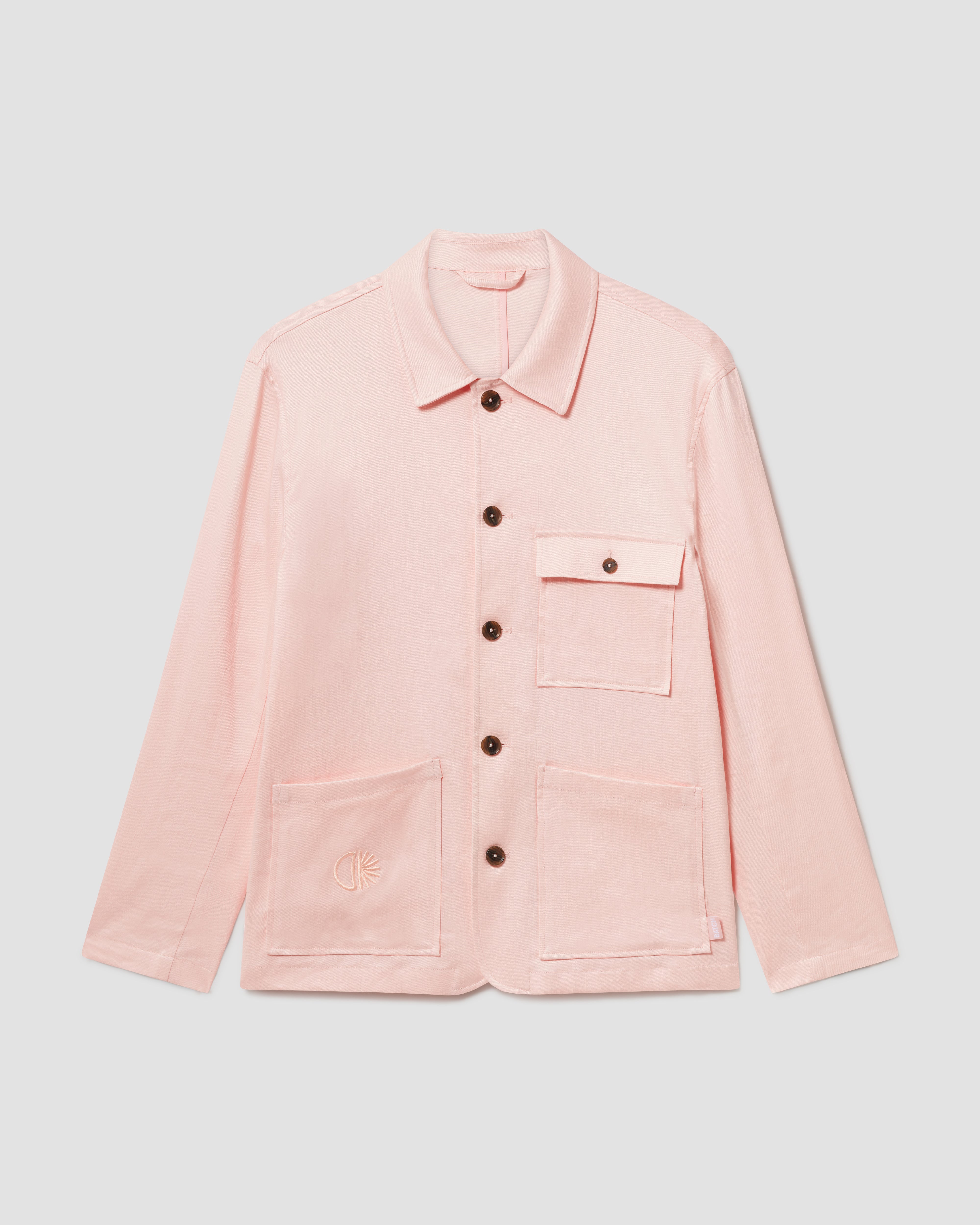 Batch LDN Men's Pink Linen Jacket