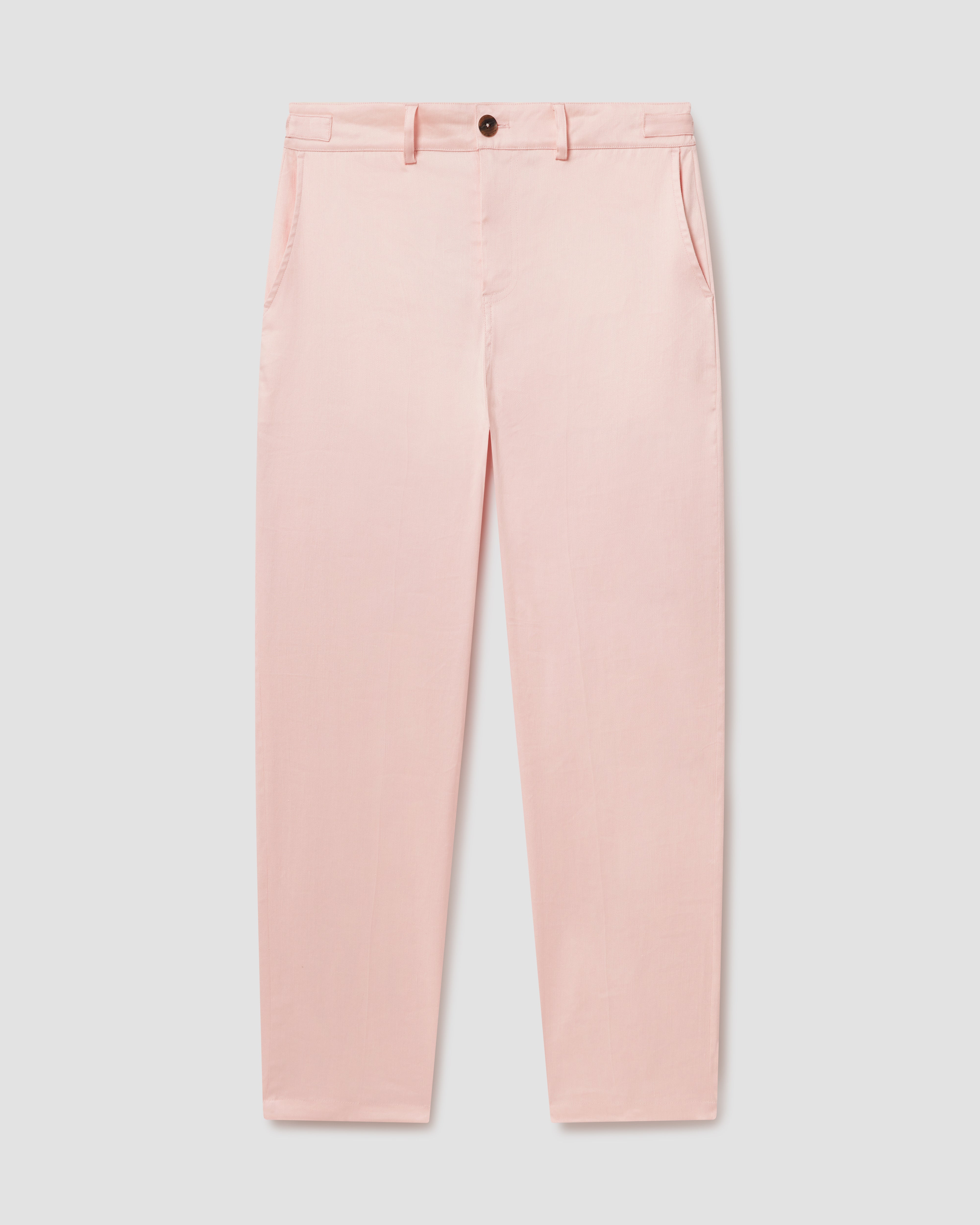 Batch LDN Men's Pink Linen Trousers