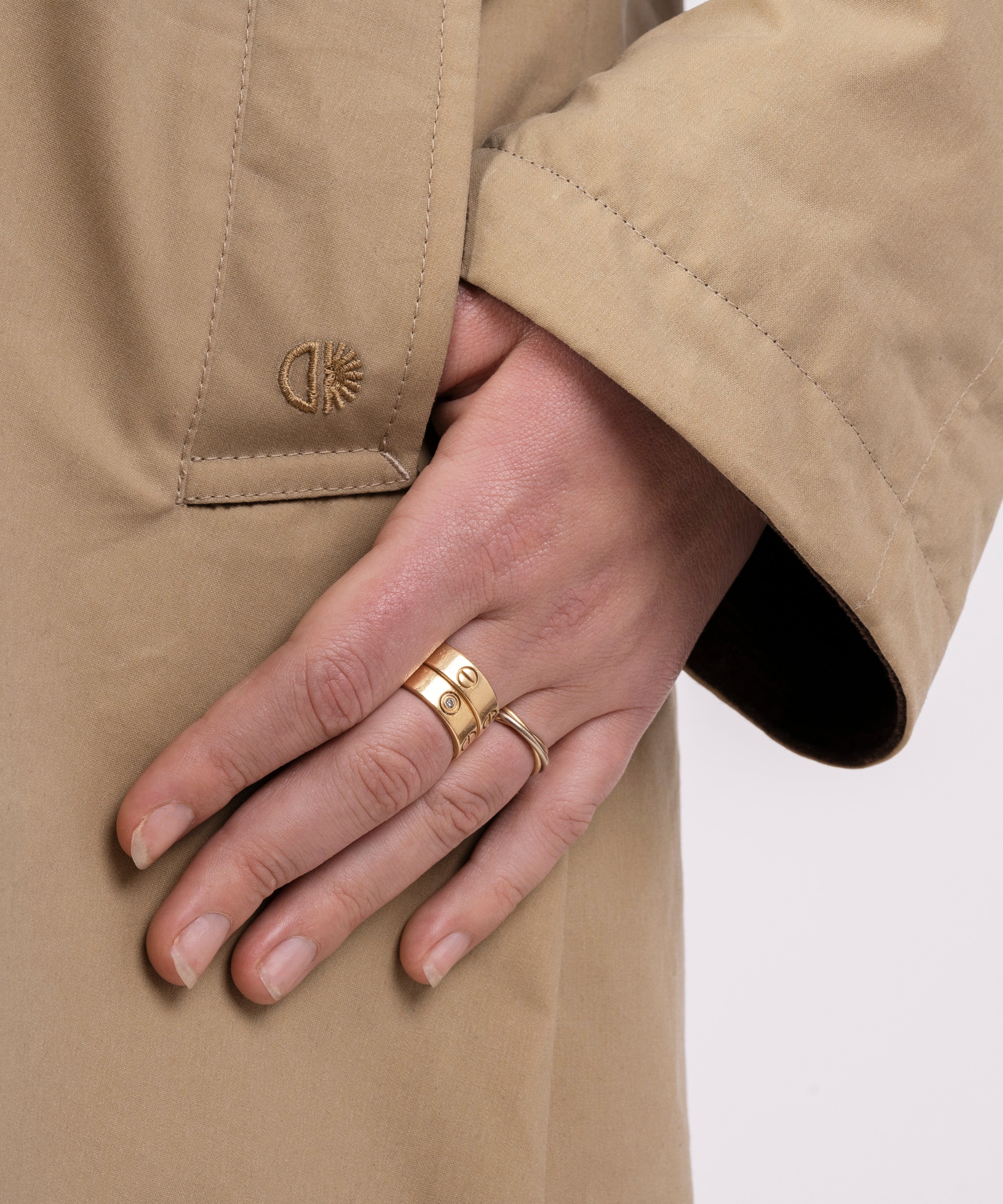 Batch LDN Women's Beige Waxed Canvas Overcoat