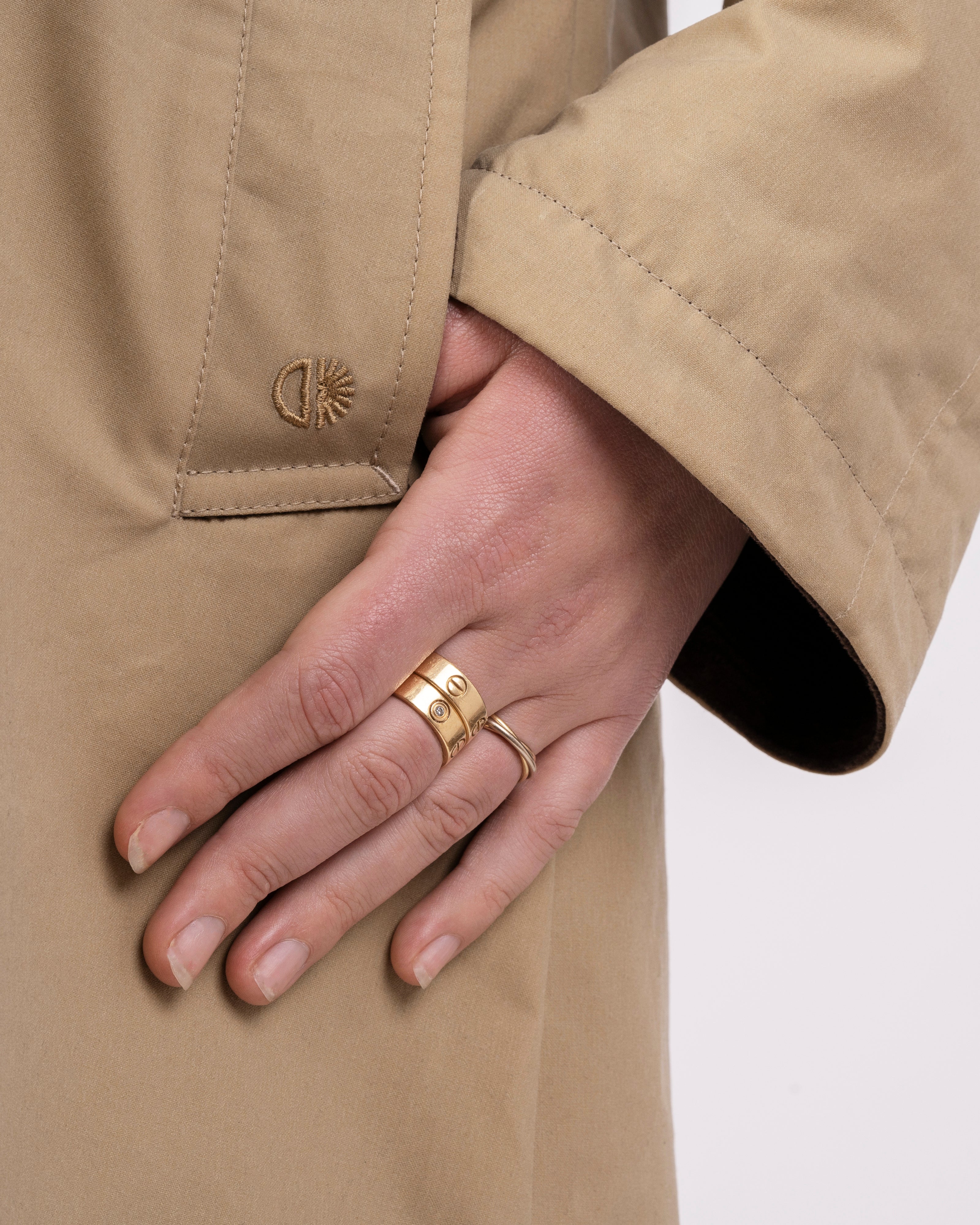 Batch LDN Women's Beige Waxed Canvas Overcoat