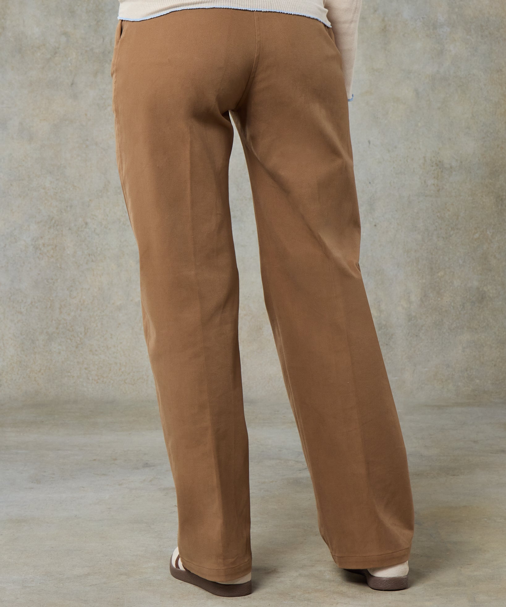 Batch LDN Women's Mocha Brown Cotton Trousers