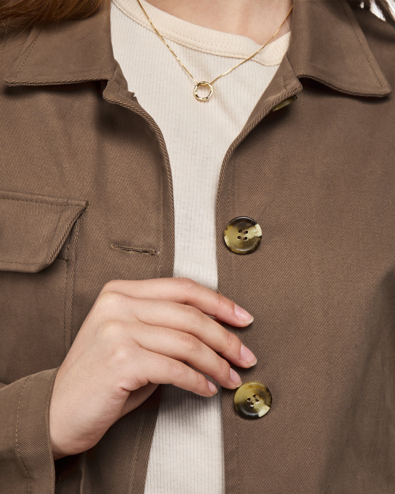 Batch LDN Women's Mocha Cotton Jacket
