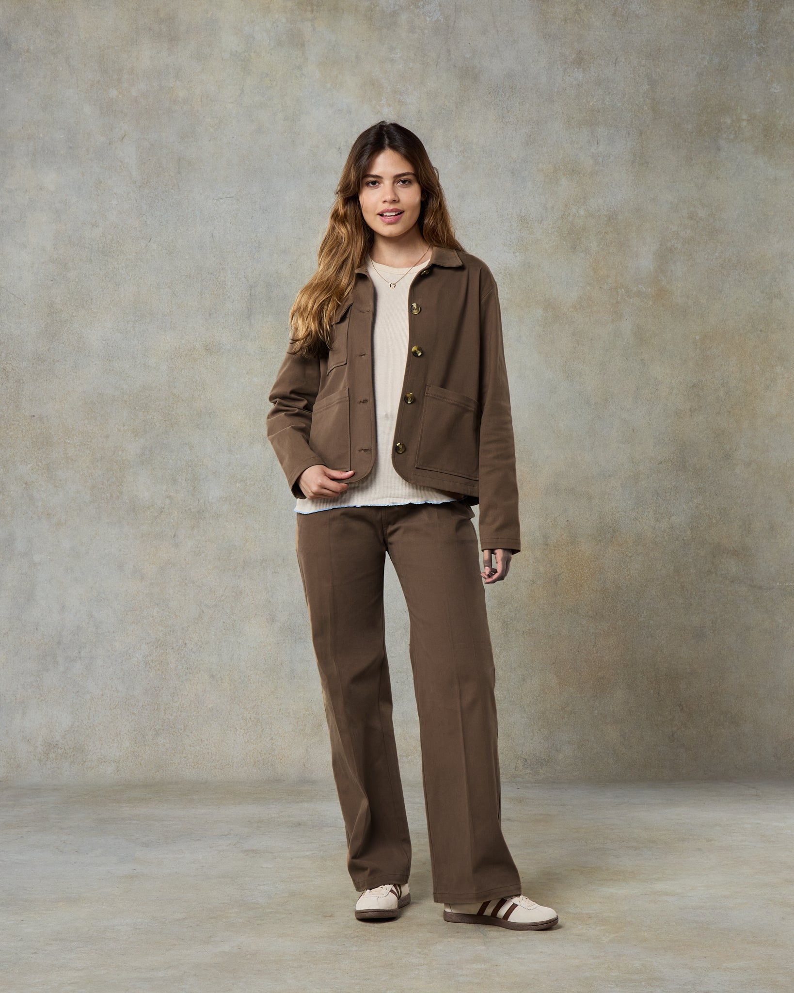 Batch LDN Women's Mocha Cotton Jacket