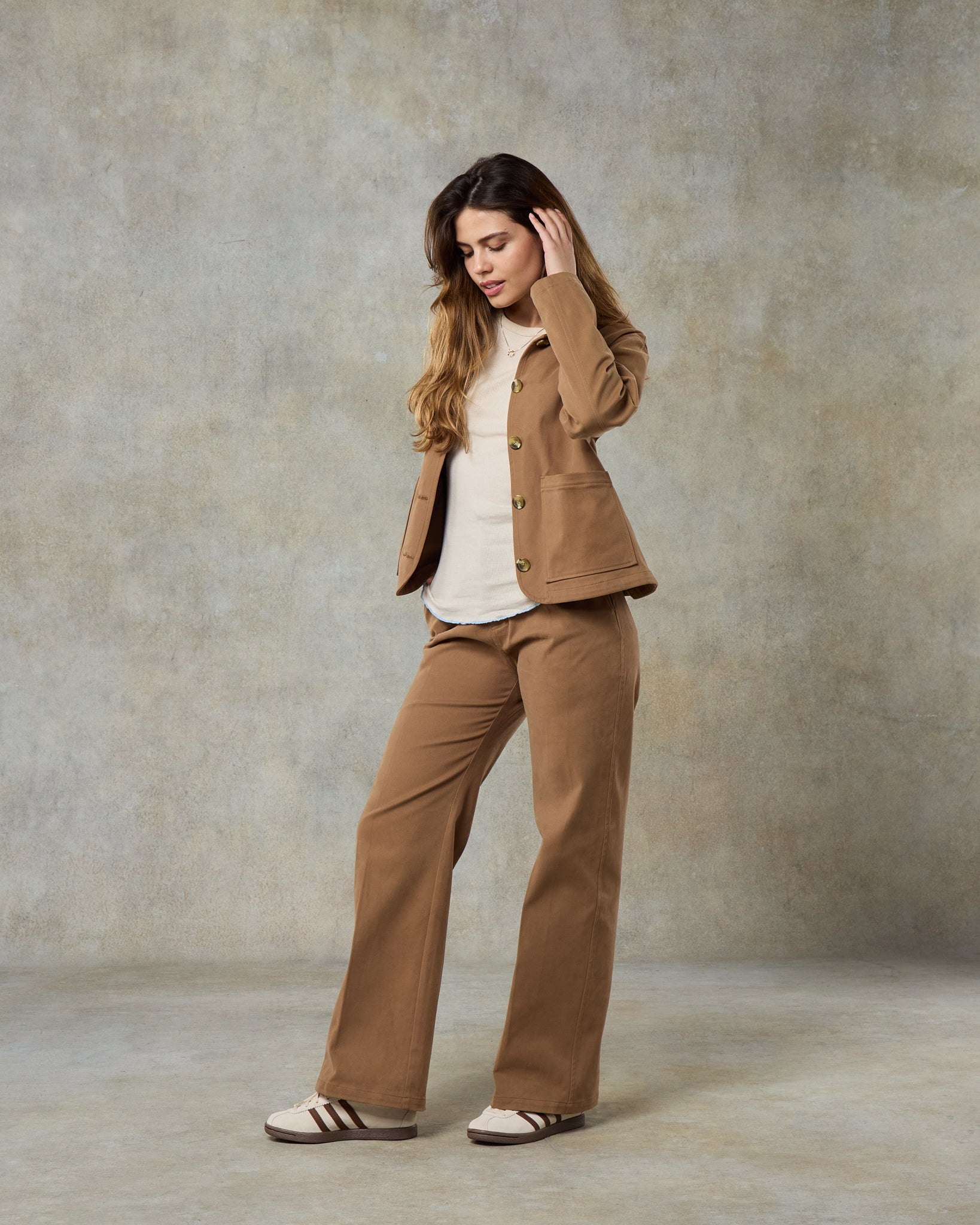 Batch LDN Women's Mocha Cotton Suit
