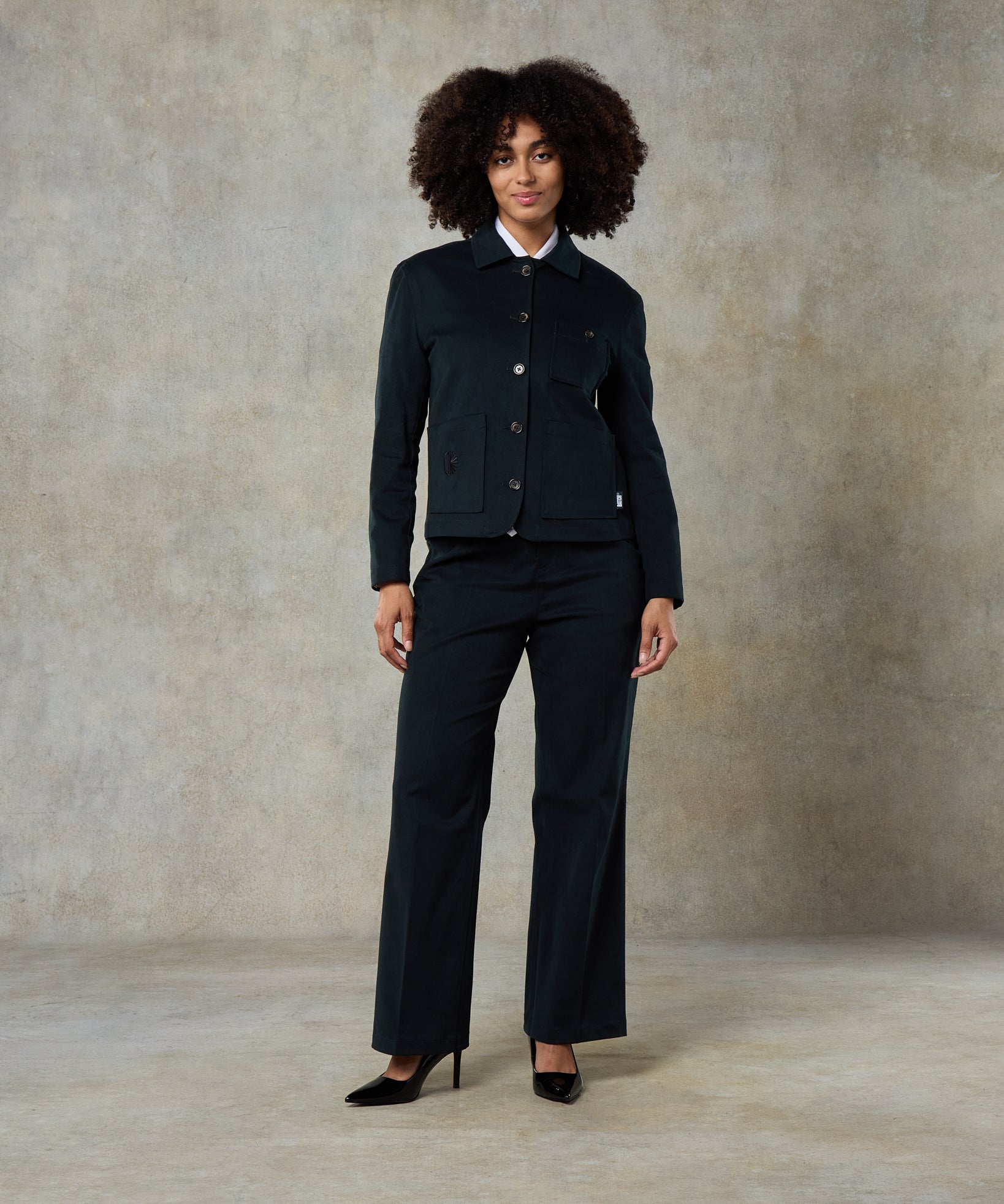 Batch LDN Women's Petrol Cotton Jacket