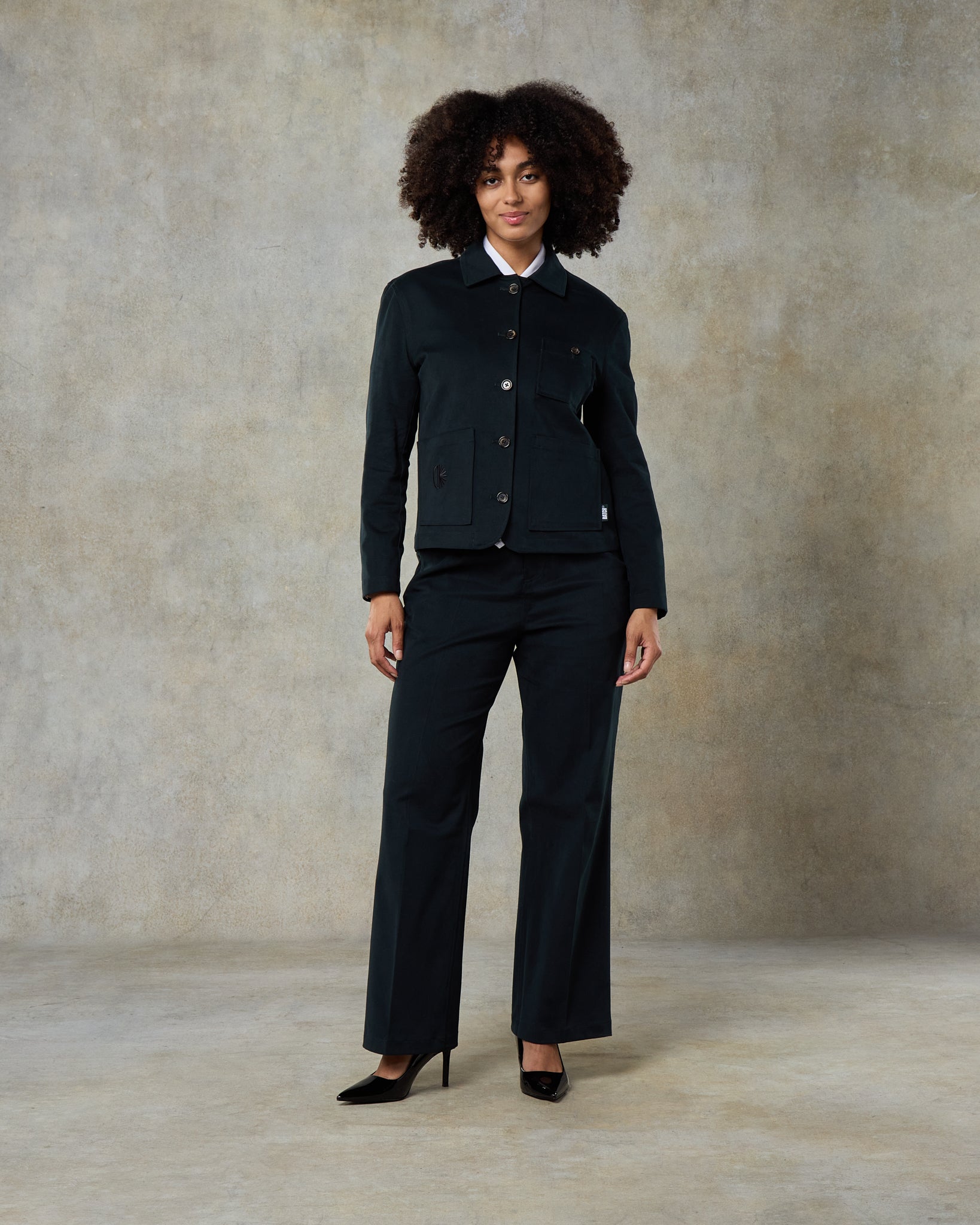 Batch LDN Women's Petrol Cotton Jacket