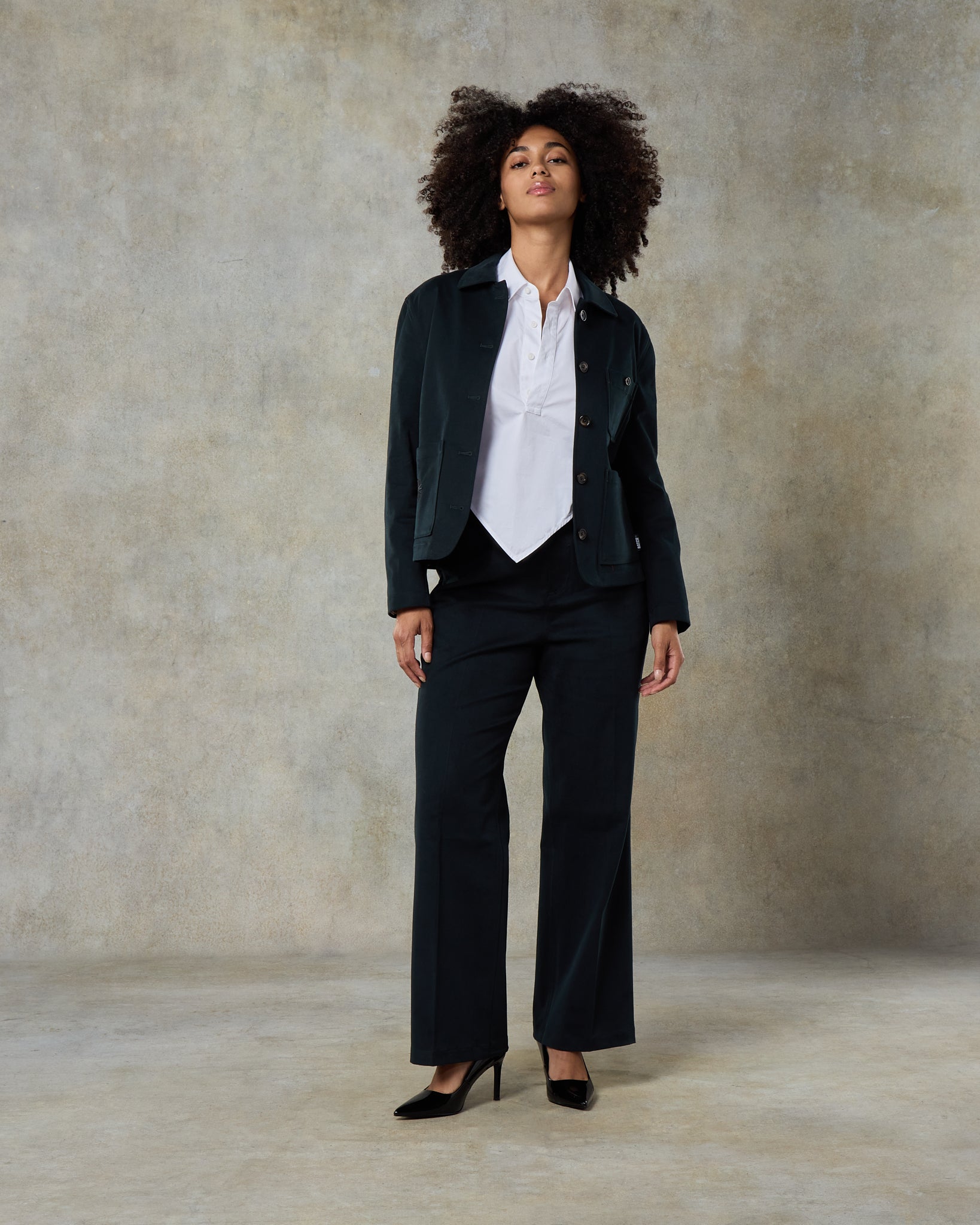 Batch LDN Women's Petrol Cotton Jacket