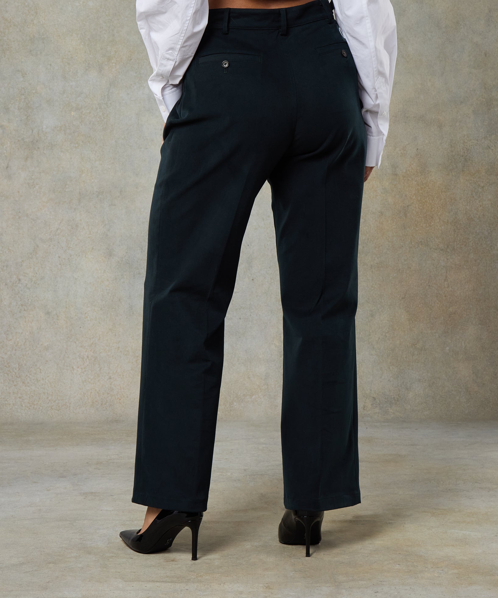Batch LDN Women's Petrol Cotton Trousers