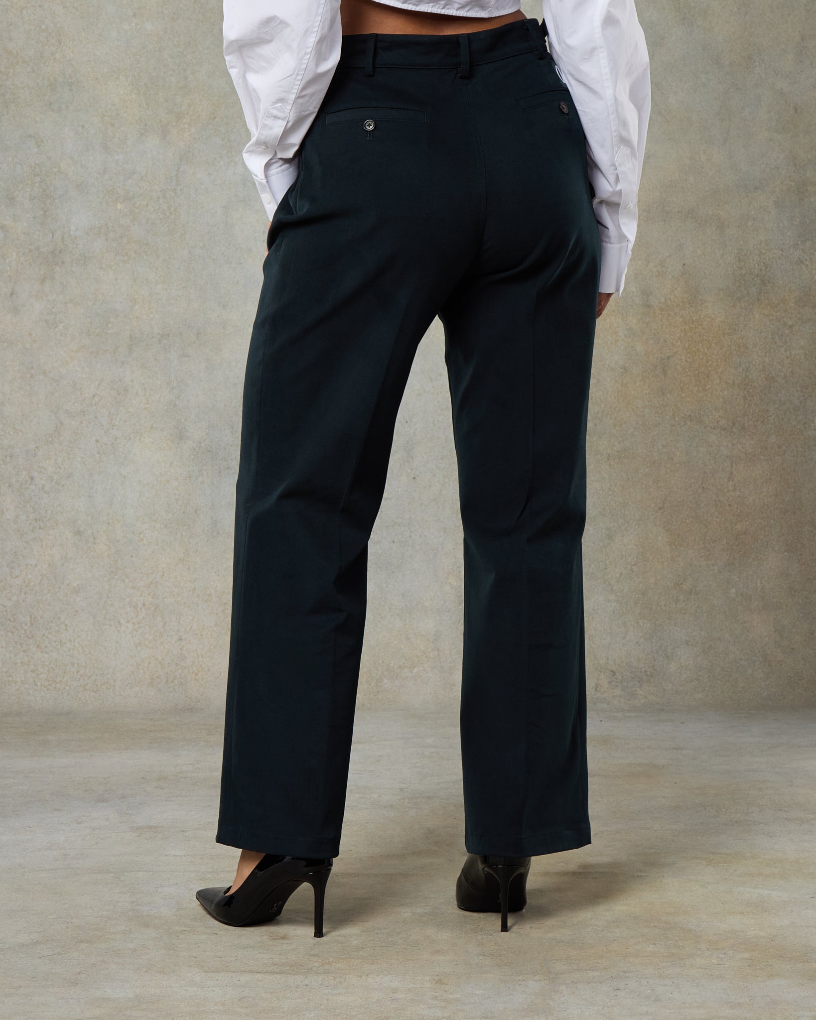 Batch LDN Women's Petrol Cotton Trousers